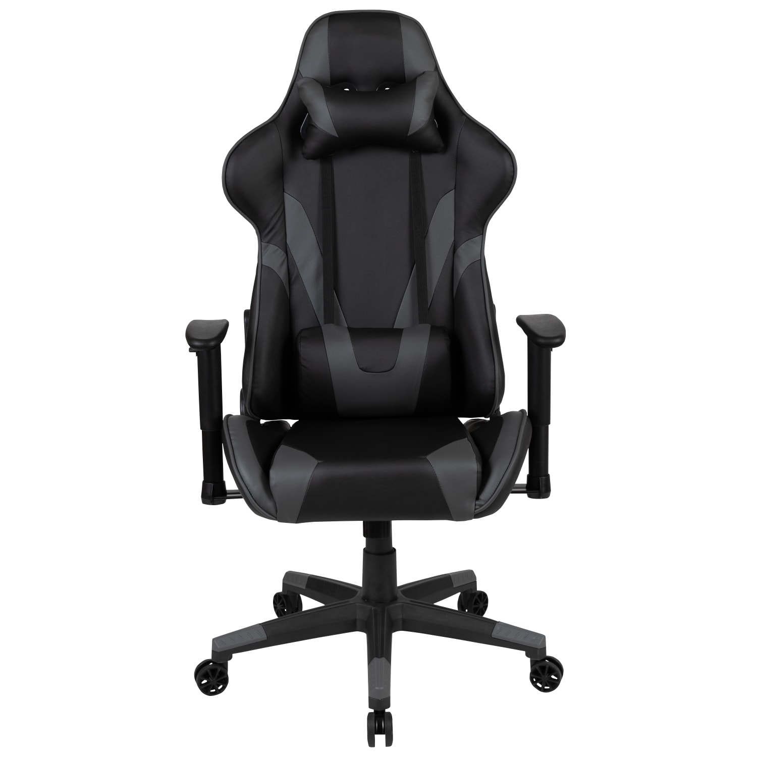 Flash Furniture X20 Ergonomic LeatherSoft High-Back Racing Gaming Chair, Gray - Image 11