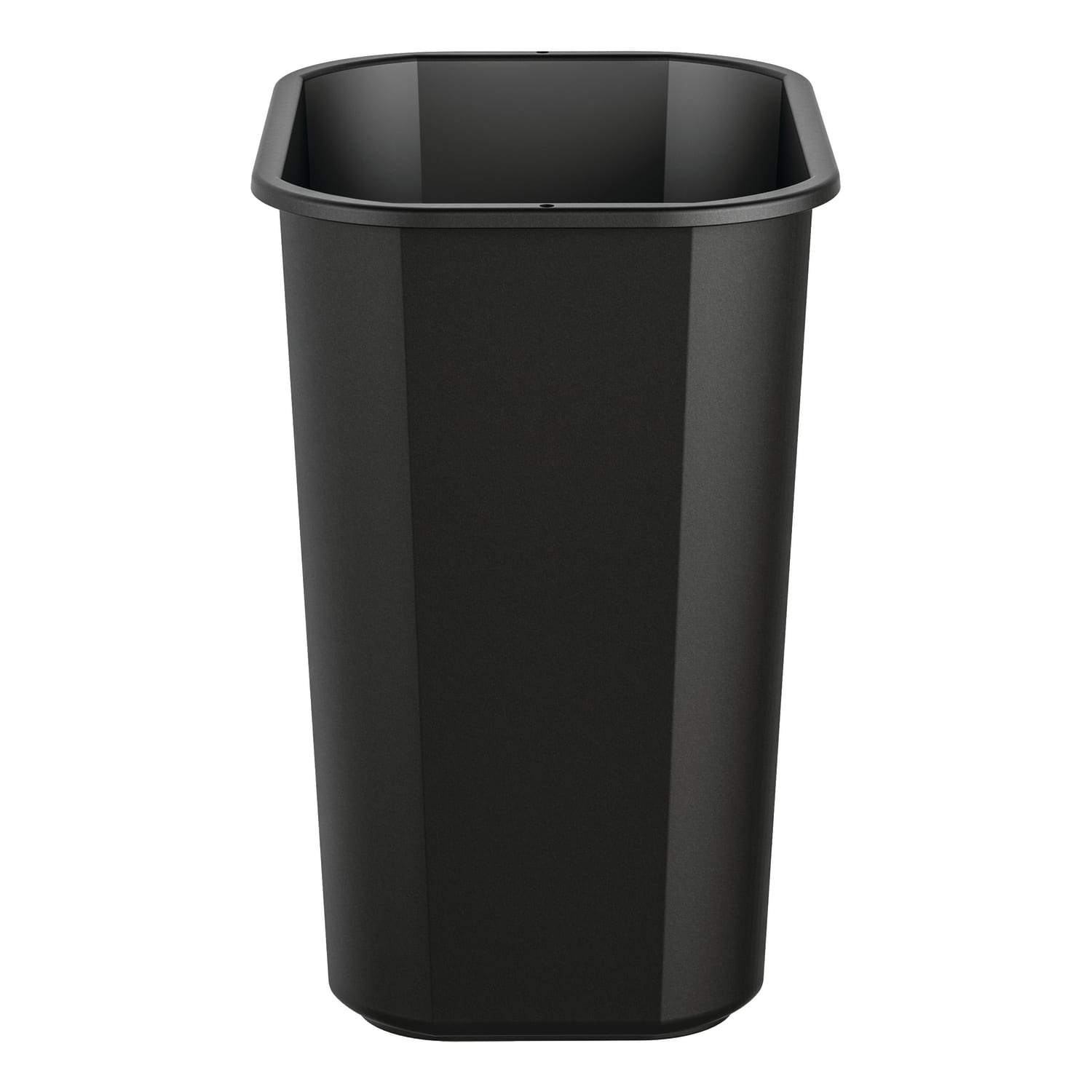 Suncast Commercial Desk-Side Rectangular Resin Trash Cans, 3 Gallons, Black, Pack Of 12 Trash Cans - Image 3