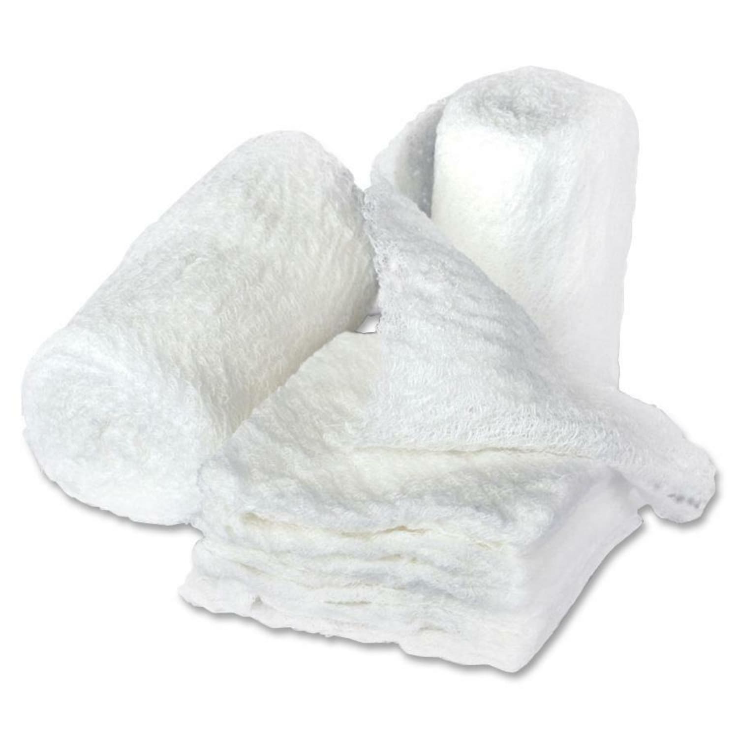 Medline Sterile Bulkee Super Fluff Sponge - - 6in Width x 6.75in Length - 480 / Carton - Image 3