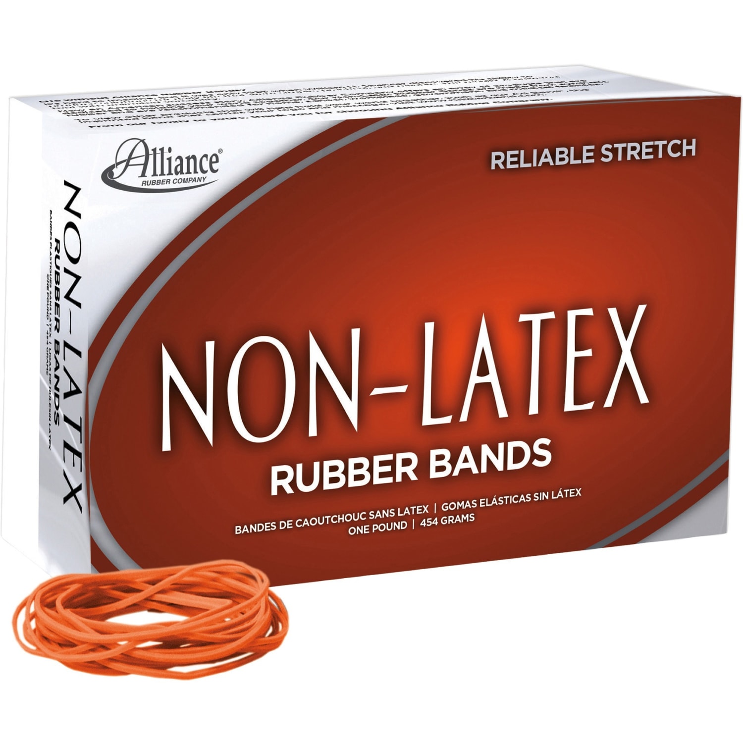 Alliance Rubber Sterling Rubber Bands, No. 19, 1 lb, Box Of 1,750 - Image 6