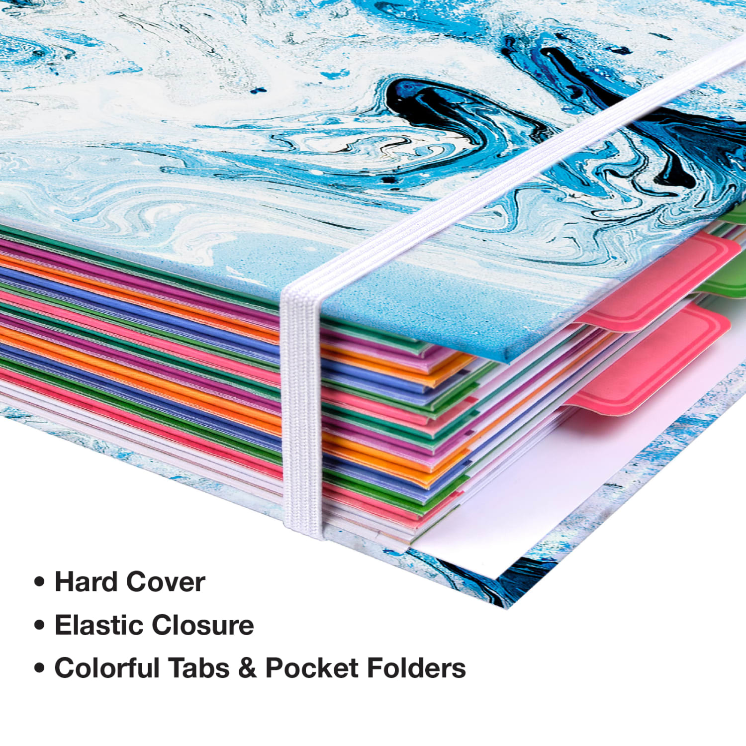 Global Printed Products Budget Planner & Monthly Bill Organizer, 8-1/2in x 11in, Blue Marble - Image 4