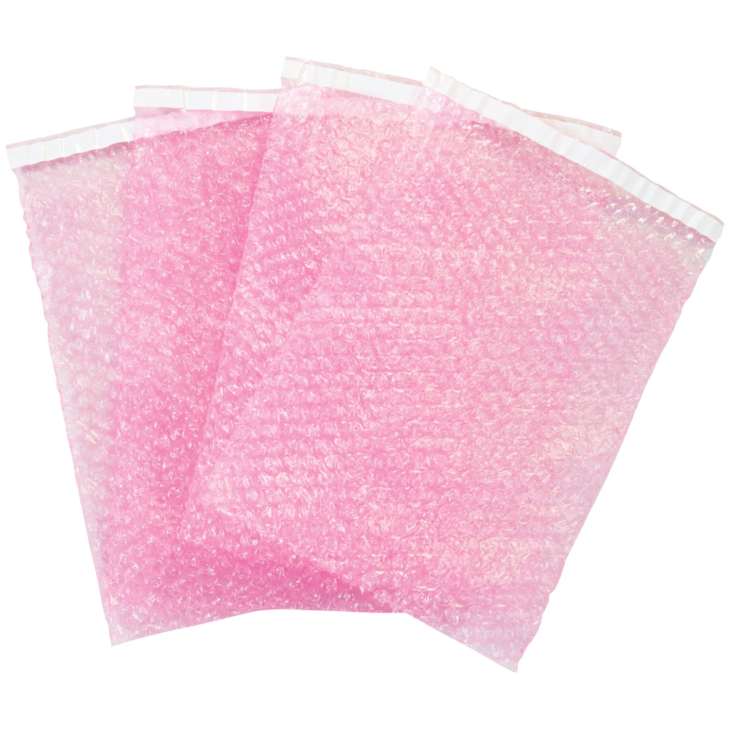 Partners Brand Anti-Static Bubble Pouches, 15-1/2inH x 10inW, Pink, Case Of 250 Pouches - Image 4