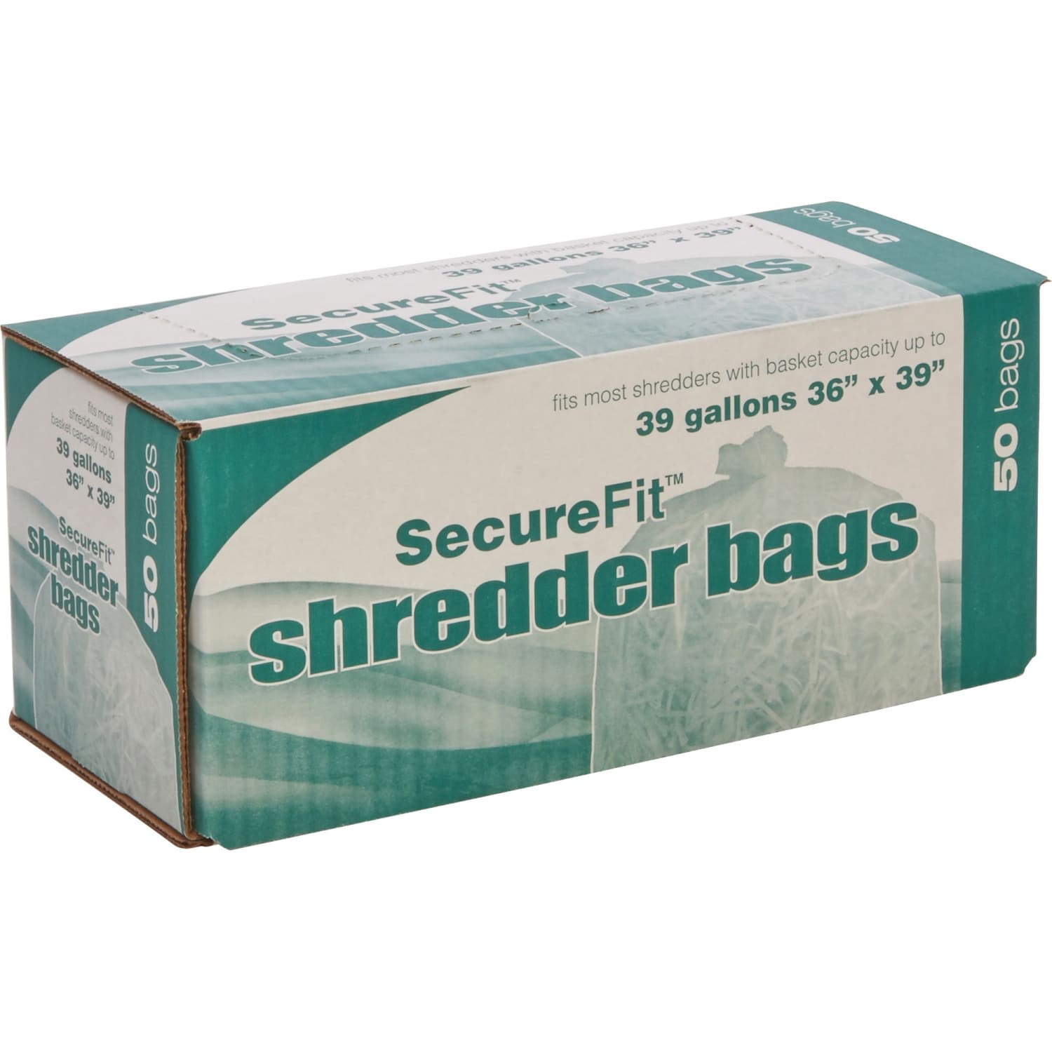 SKILCRAFT Shredder Bags, 36in x 39in, 39 Gallons, Clear, Roll Of 50 Bags, (AbilityOne 8105-01-399-4793) - Image 6