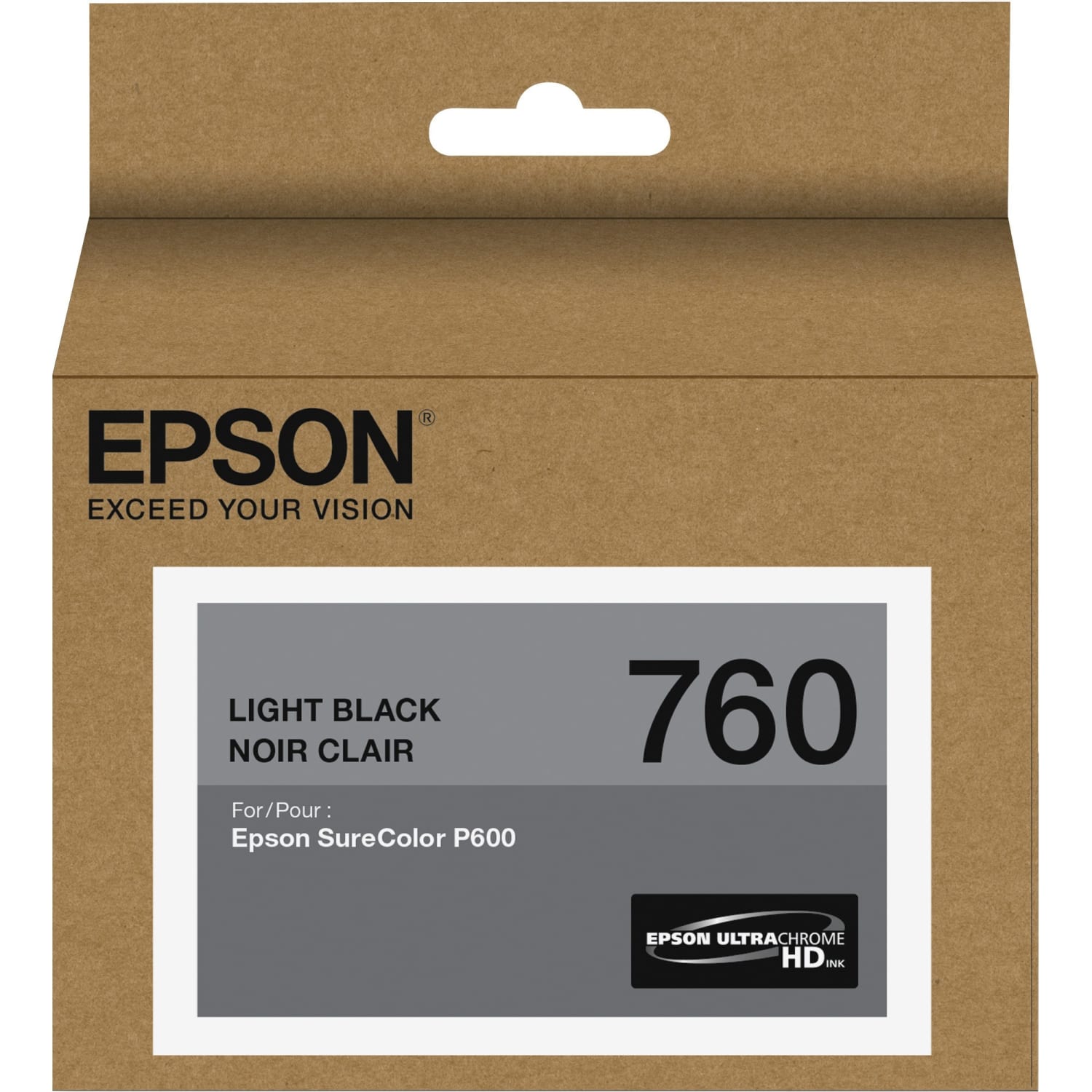 Epson UltraChrome HD T760 Original Ink Cartridge - Inkjet - Light Black - 1 Each - Image 5