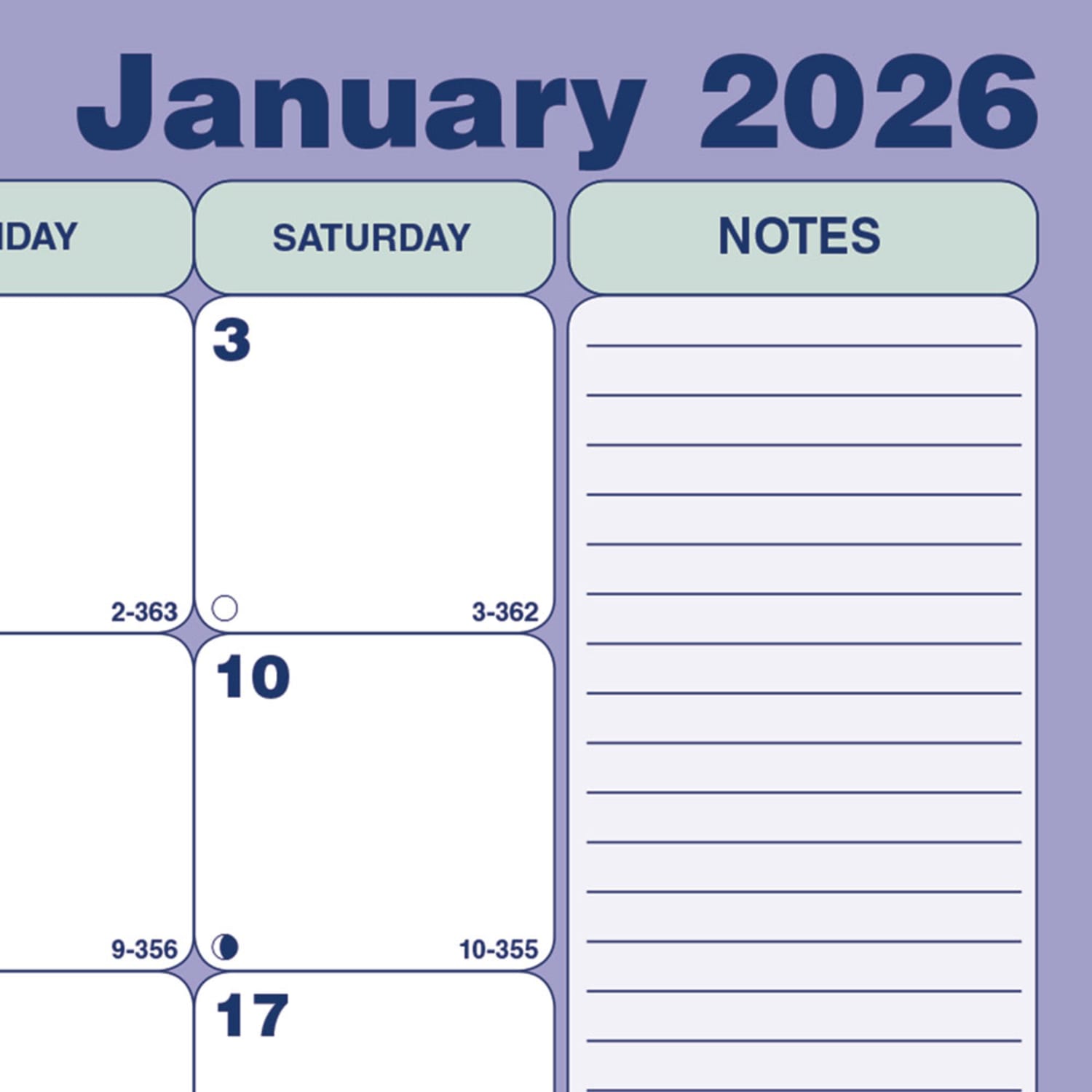 2026 Brownline Monthly Desk Pad Calendar, 11in x 8-1/2in, Blue/White, January To December, C181721 - Image 4