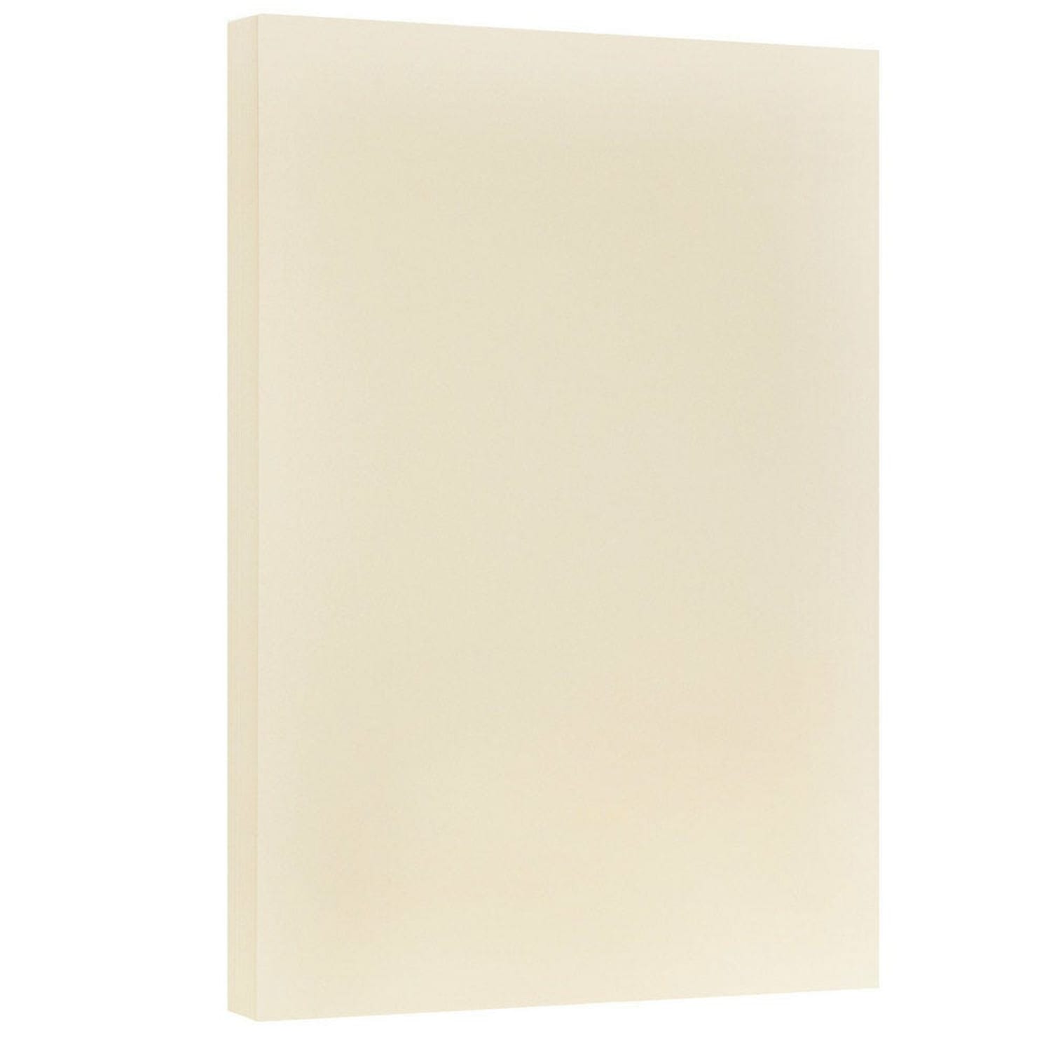 JAM Paper Vellum Bristol Card Stock, Ivory, Ledger (11in x 17in), 67 Lb, Pack Of 250