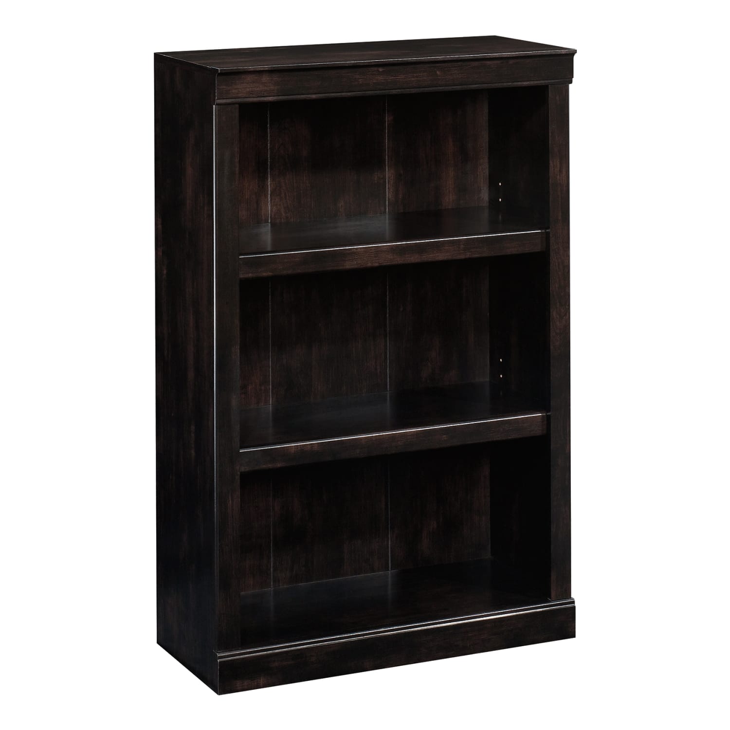 Realspace 45inH 3-Shelf Bookcase, Peppered Black - Image 4