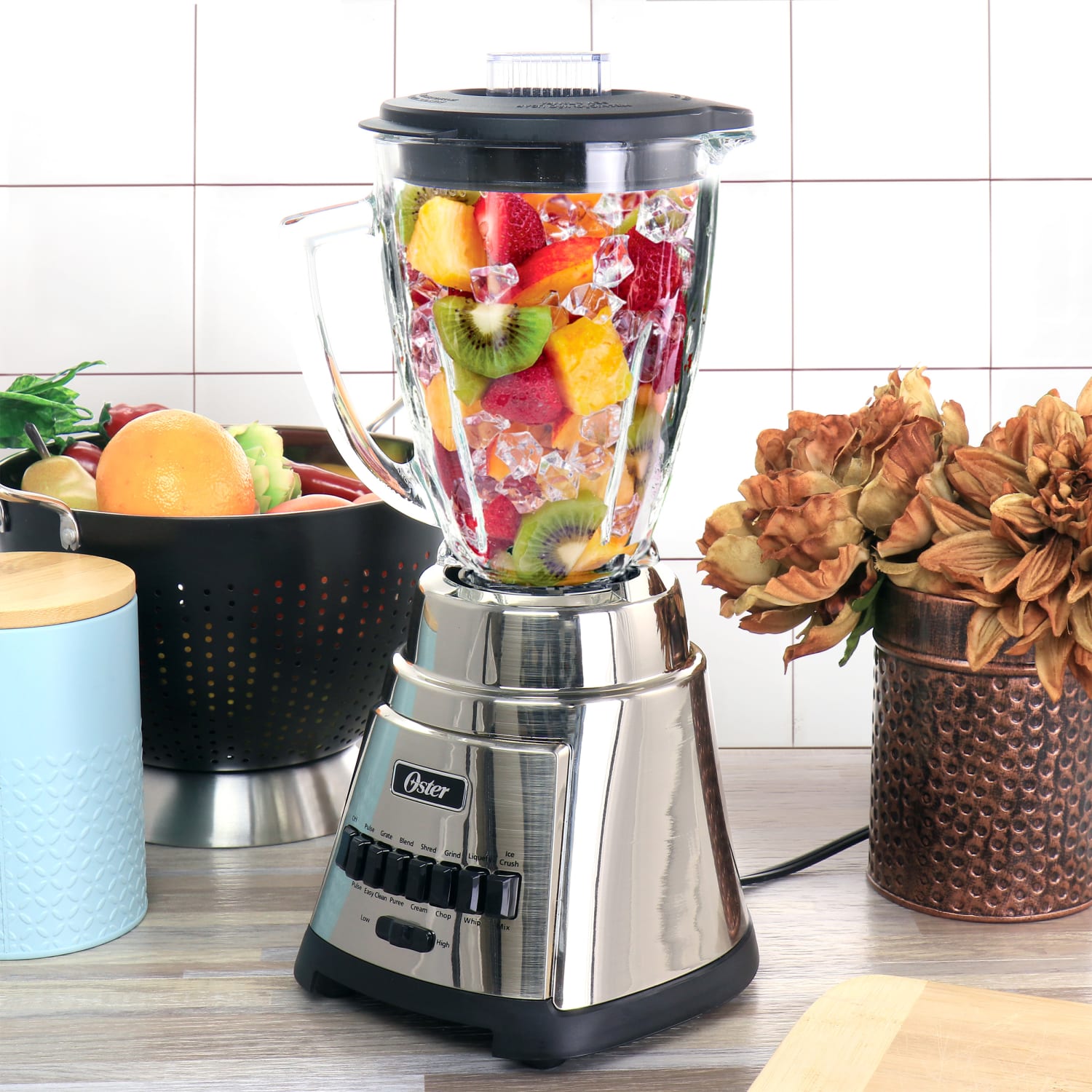 Oster Fresh Easy Series 12-Speed Blender With 6-Cup Glass Jar, Silver - Image 5