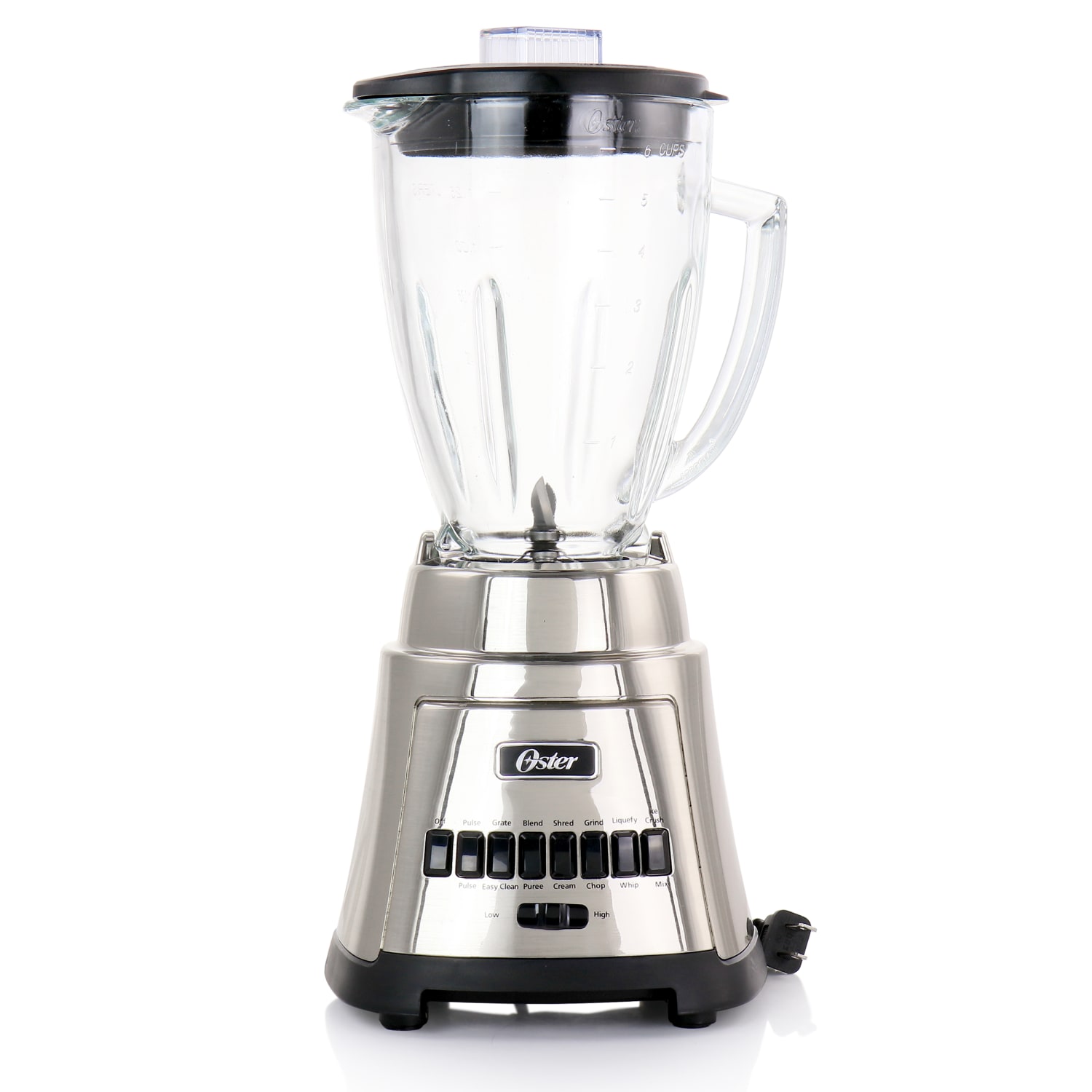 Oster Fresh Easy Series 12-Speed Blender With 6-Cup Glass Jar, Silver - Image 6