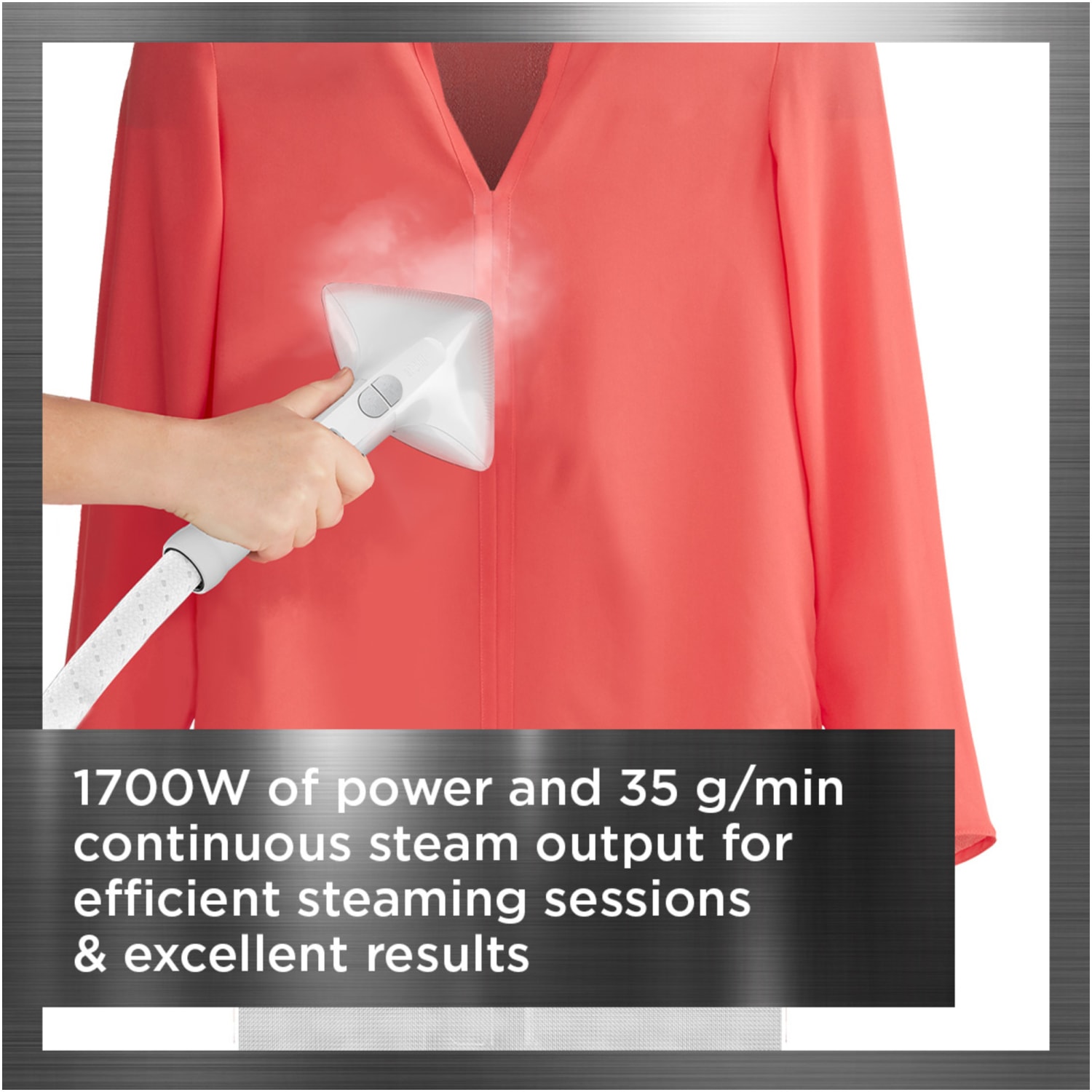 Rowenta Garment Pro Style Care Steamer, White - Image 5