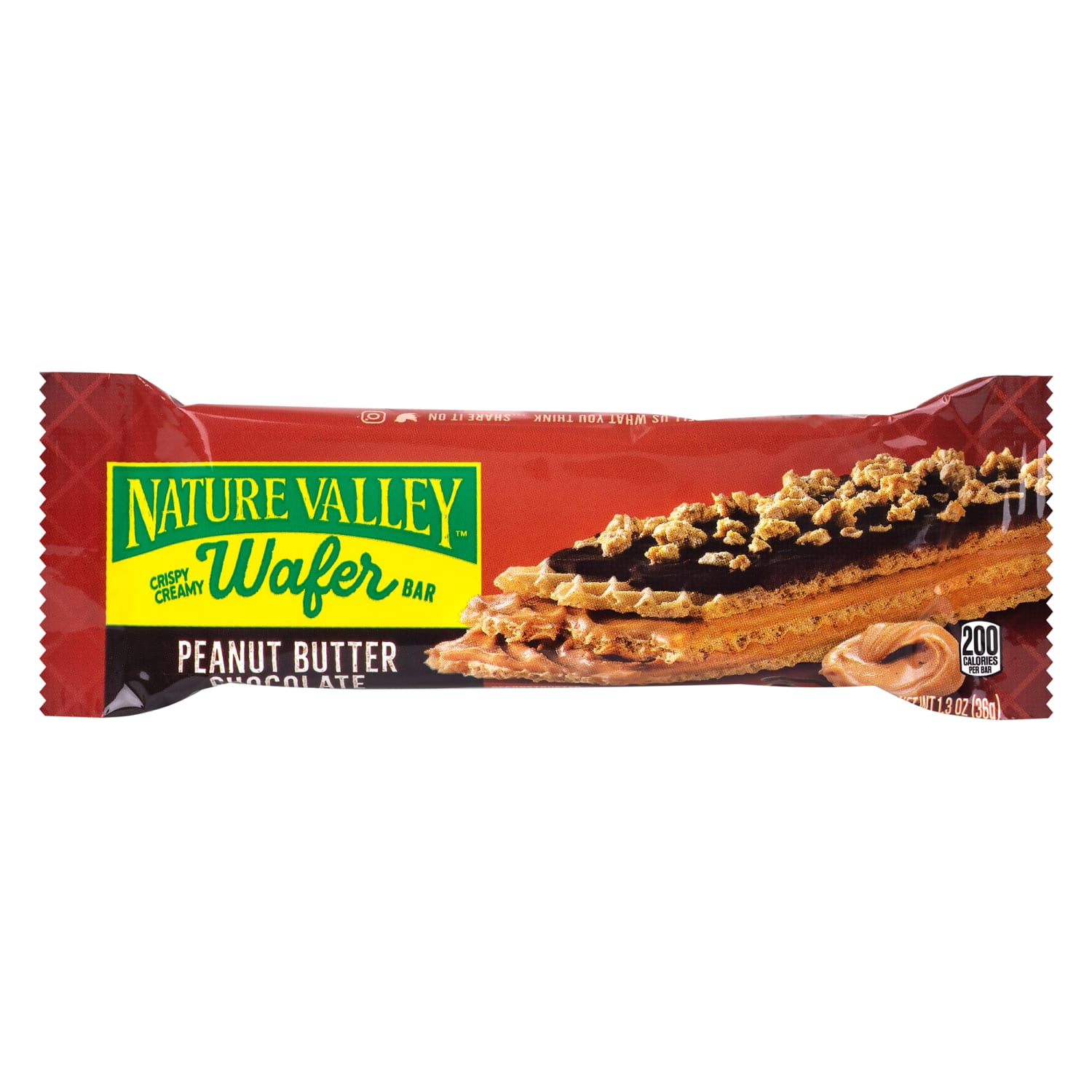 Nature Valley Peanut Butter Crispy Creamy Wafer Bars, 1.3 Oz, Pack Of 20 Bars - Image 4