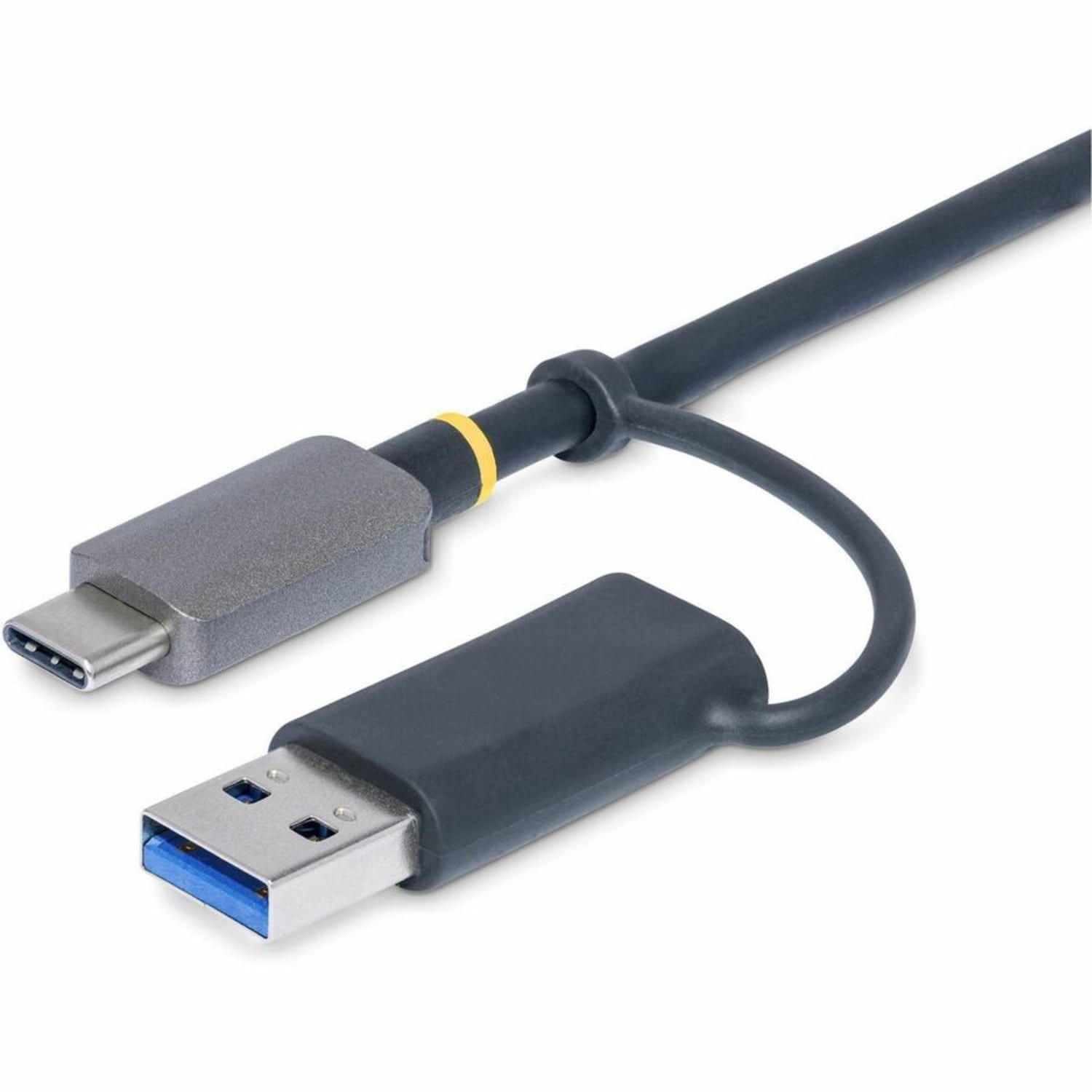 StarTech.com USB 3.0 Multi-Media Memory Card Reader, SD/microSD/CompactFlash, USB-C 5Gbps External Card Reader with Attached USB-A Adapter - Image 4