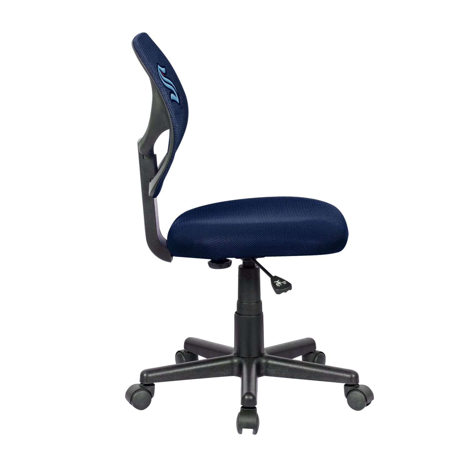 Imperial NHL Mesh Mid-Back Armless Task Chair, Seattle Kraken - Image 4