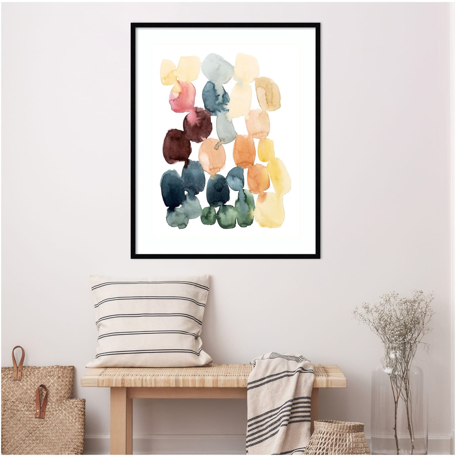 Amanti Art Desert Stones I by Grace Popp Wood Framed Wall Art Print, 41inH x 33inW, Black - Image 3