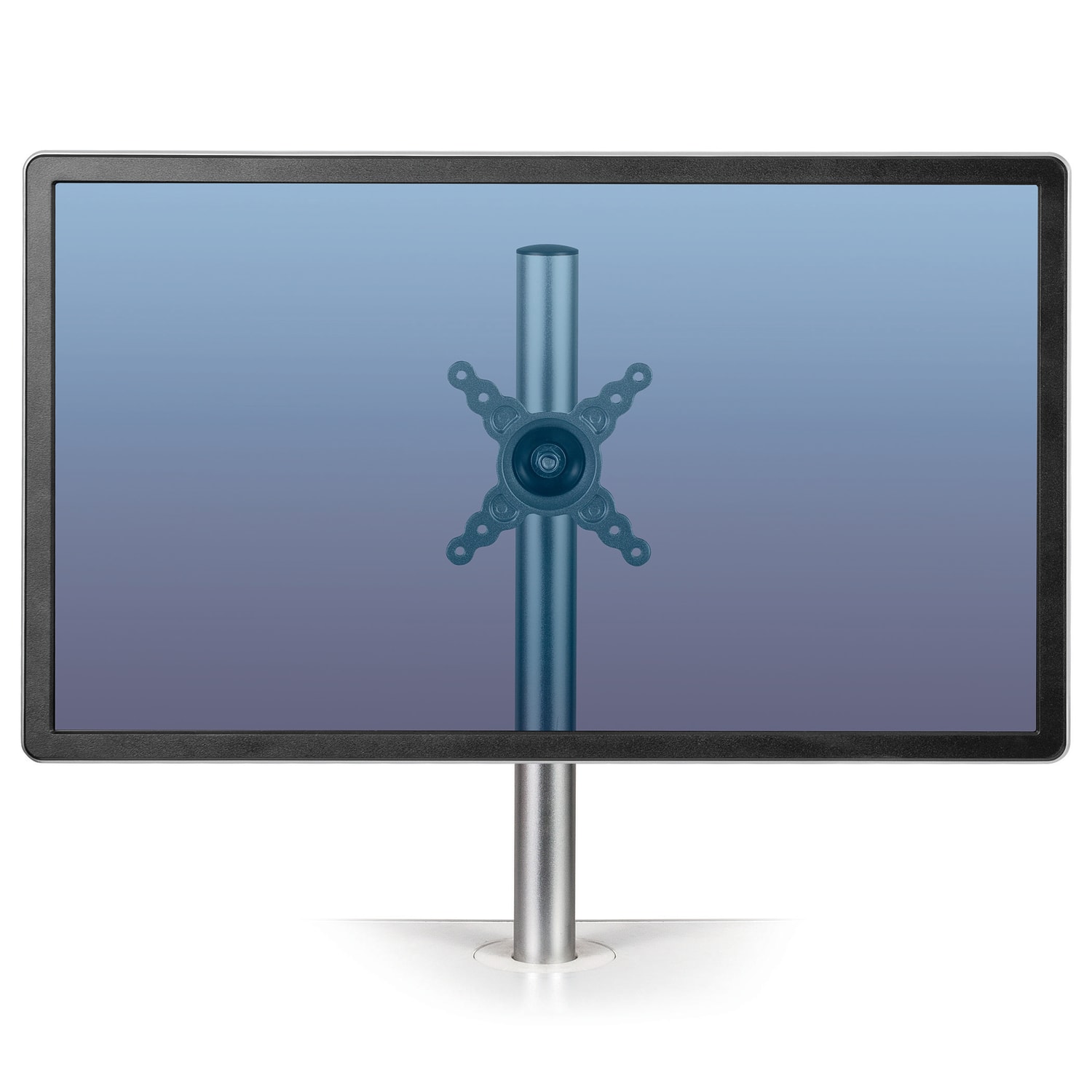 Fellowes Lotus Single-Monitor Arm Kit For Monitors Up To 27in, 16 1/2inH x 4 1/2inW x 5 1/2inD, Silver, 8042801 - Image 4