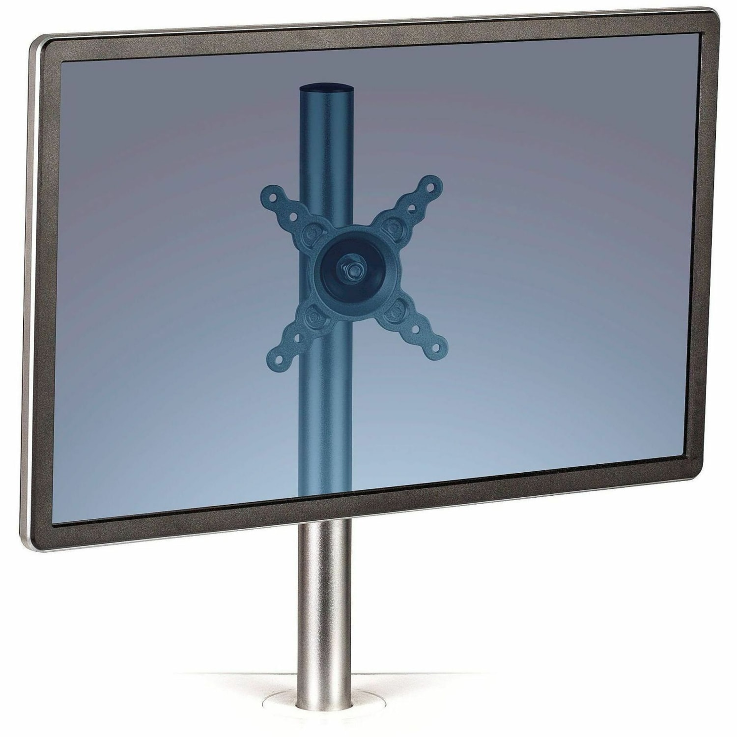 Fellowes Lotus Single-Monitor Arm Kit For Monitors Up To 27in, 16 1/2inH x 4 1/2inW x 5 1/2inD, Silver, 8042801 - Image 5