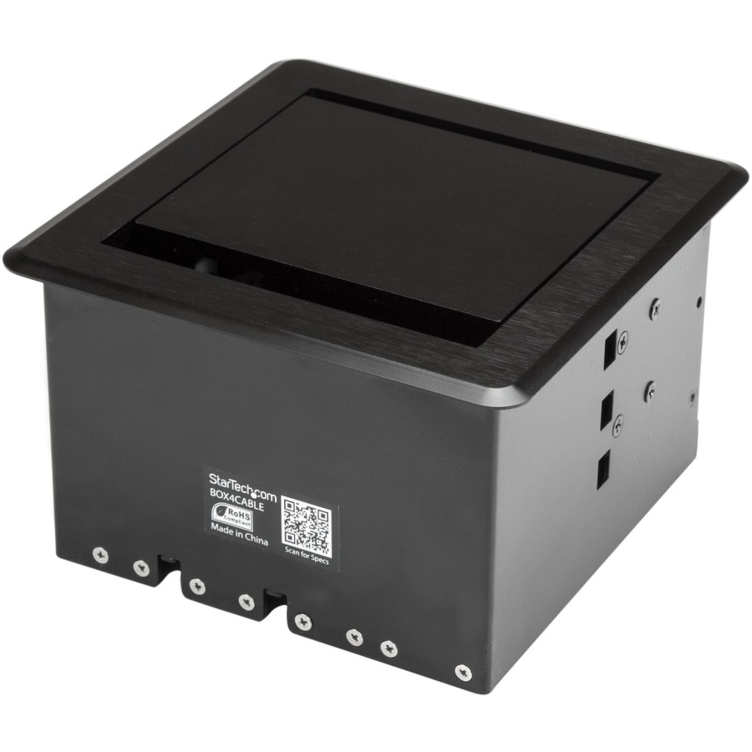 StarTech.com Conference Table Cable Management Box - Table Top - Conference Room AV - Conference Table Connectivity Box - Image 3