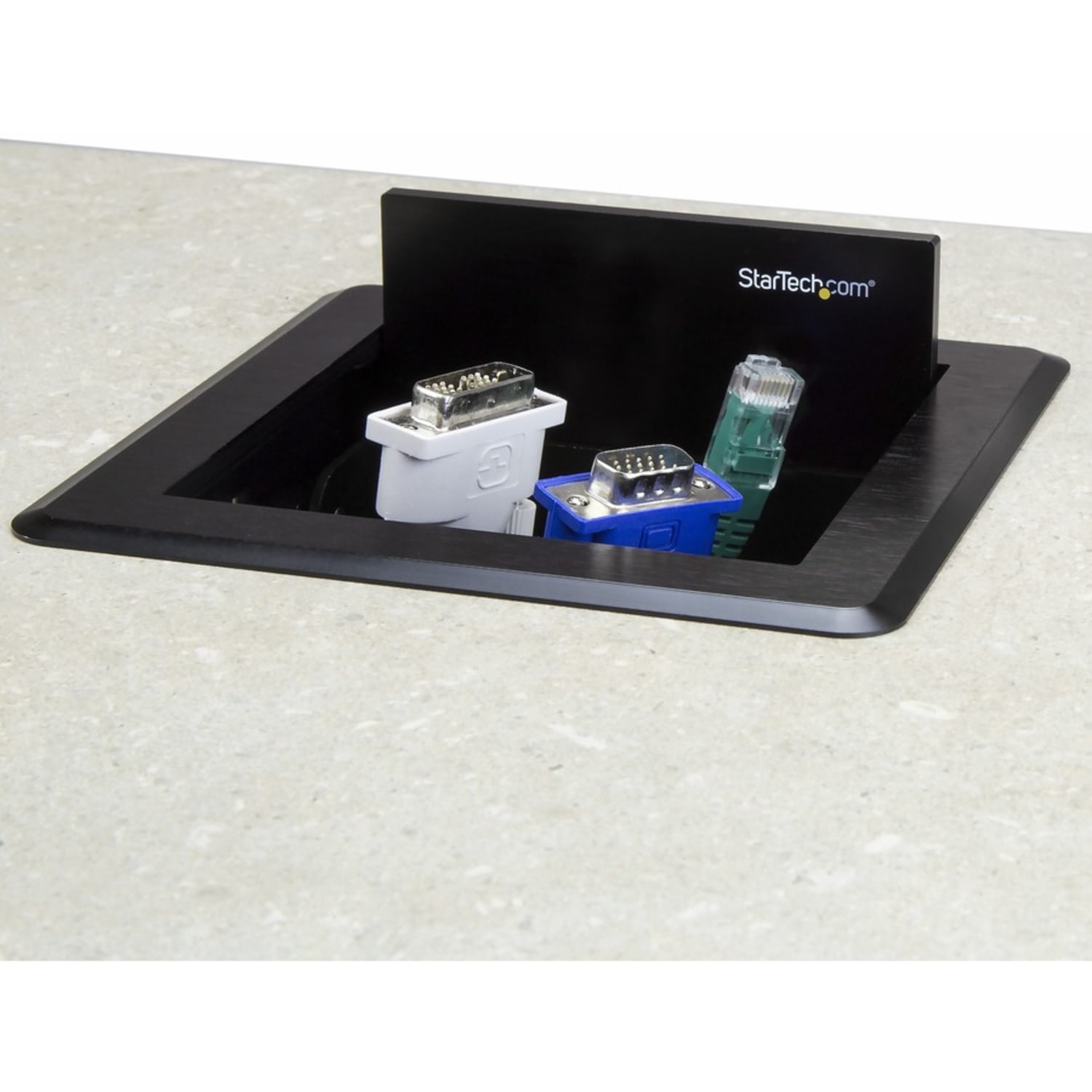 StarTech.com Conference Table Cable Management Box - Table Top - Conference Room AV - Conference Table Connectivity Box - Image 5