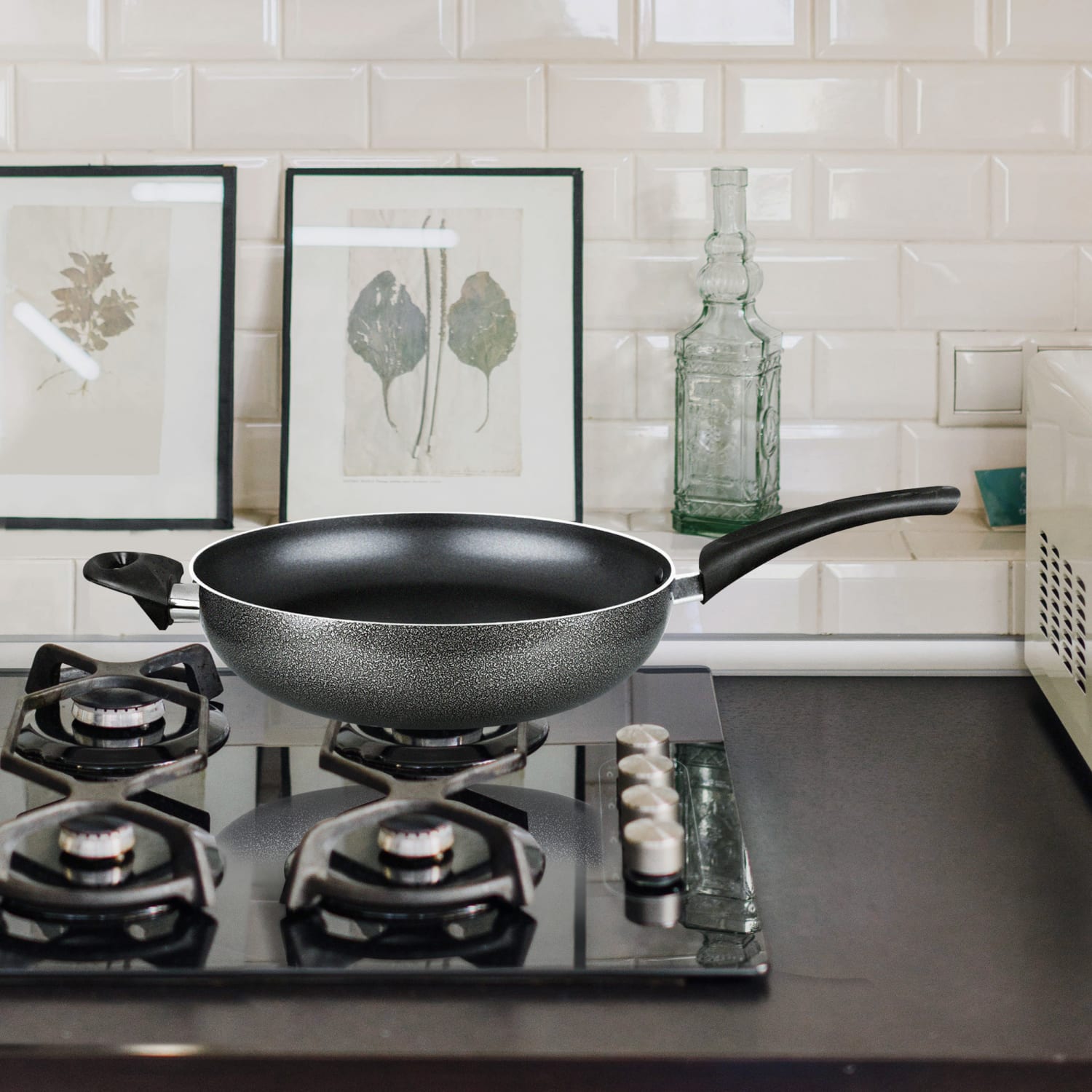 Brentwood Aluminum Non-Stick Wok, 13in, Gray - Image 5
