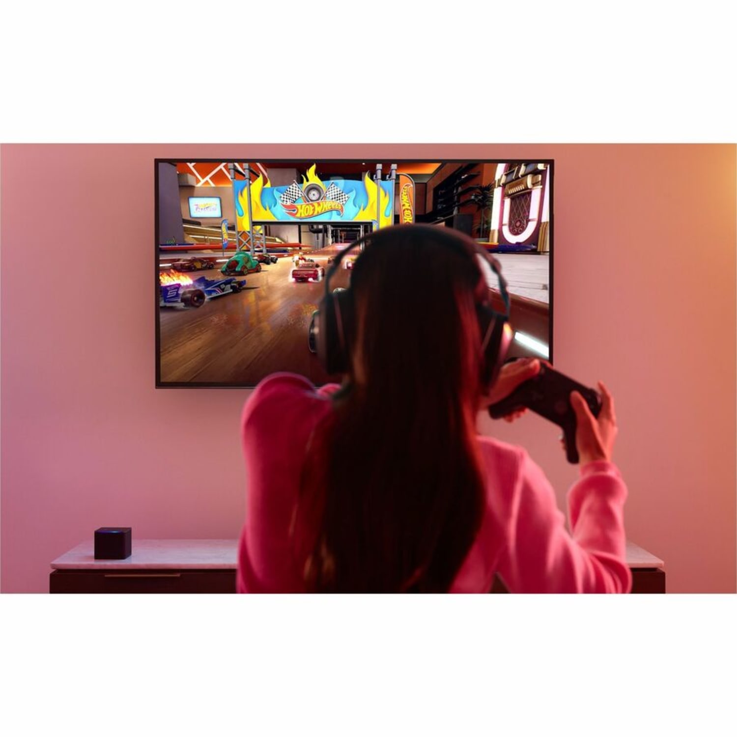 Amazon Fire TV Cube Network Audio/Video Player - 2 GB / 16 GB - 2nd Gen - Wireless LAN - Black - Alexa - HDR10+, HLG, HDR10 - Dolby Atmos, Surround Sound, Dolby Digital Plus - Internet Streaming - 4K UHD - 2160p, 1080p, 720p - H.265, H.264, VP9 - Image 6