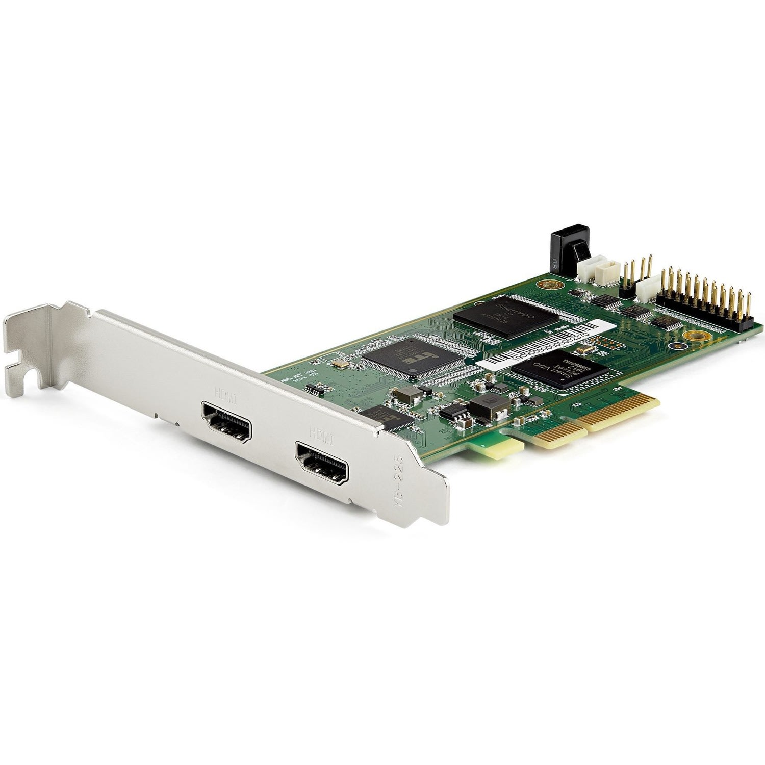 StarTech PCIe HDMI Capture Card, 4K 60Hz PCI Express HDMI 2.0 Capture Card w/ HDR10, PCIe x4 Video Recorder/Live Streaming  - PEXHDCAP4K