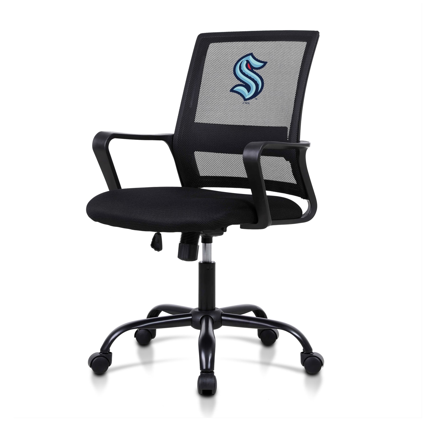 Imperial NHL Mesh Mid-Back Task Chair, Seattle Kraken - Image 3