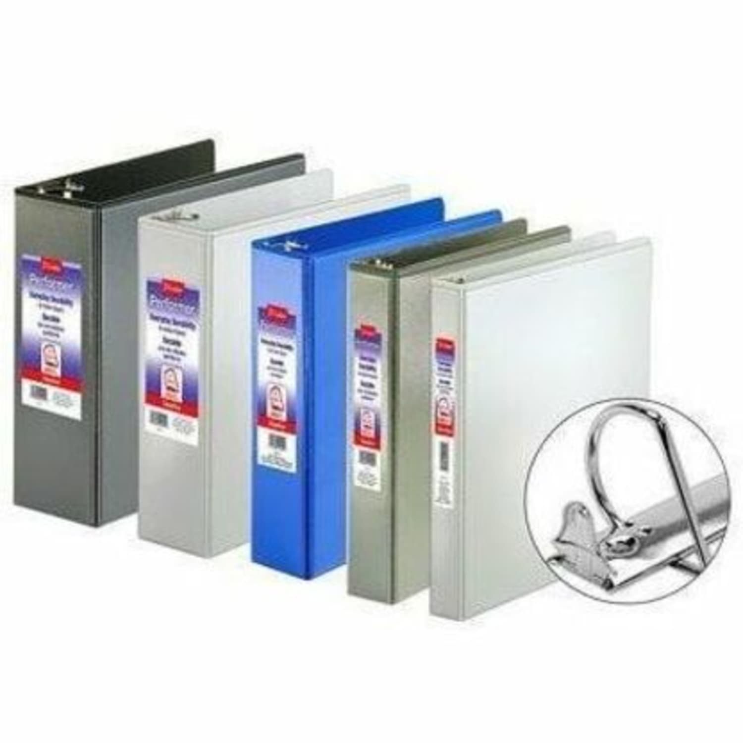 Cardinal Performer ClearVue Slant-D Ring Binder, 3 Rings, 2in Capacity, 11x8.5, Black - Image 3