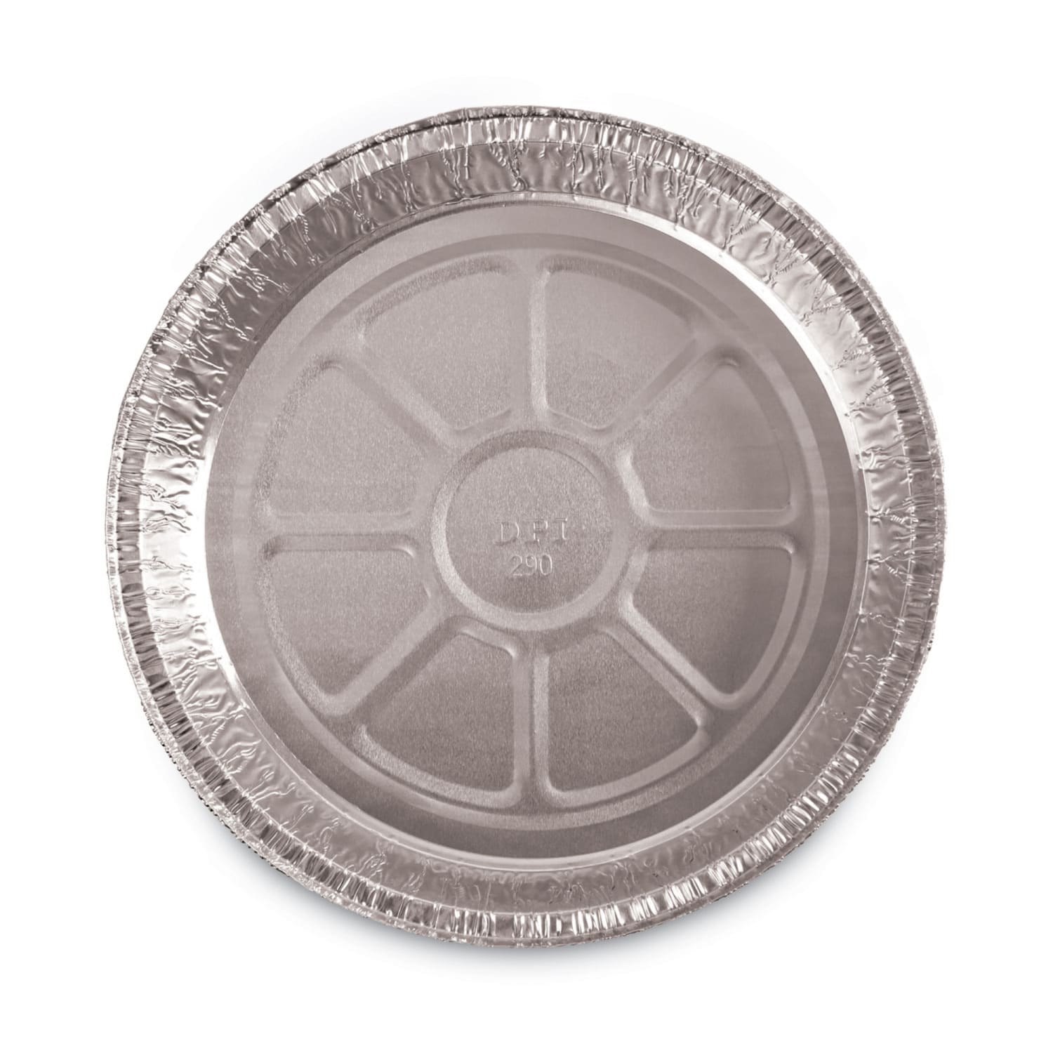 Boardwalk Round Aluminum To-Go Containers, 48 Oz, 1-11/16in x 9in, Silver, Carton Of 500 Containers - Image 3