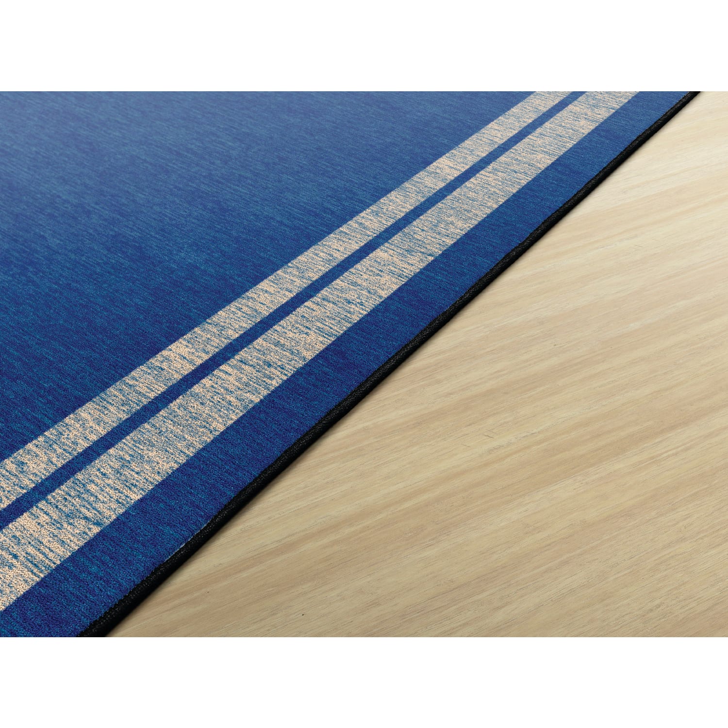 Flagship Carpets Double-Border Rectangular Rug, 90in x 144in, Light Blue - Image 3