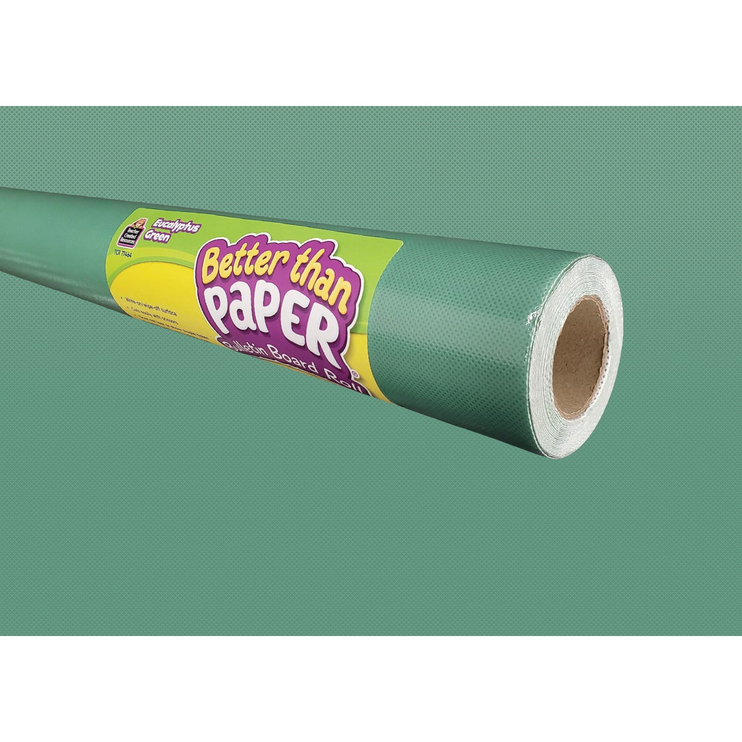 Teacher Created Resources Better Than Paper Bulletin Board Paper Rolls, 4ft x 12ft, Eucalyptus Green, Pack Of 4 Rolls - Image 3