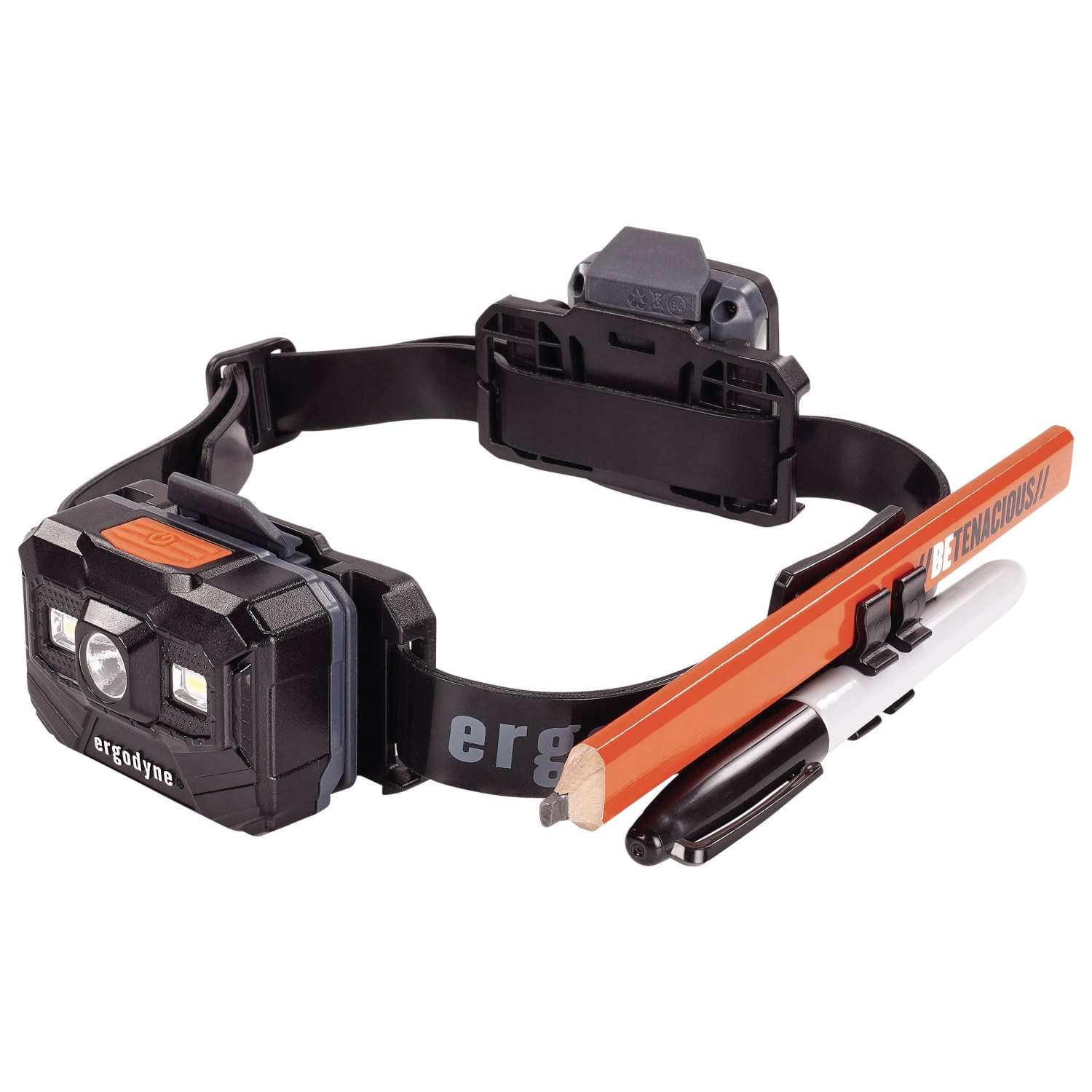 Ergodyne Skullerz 8979 Headband Light Mount With Silicone Strap, Black - Image 3
