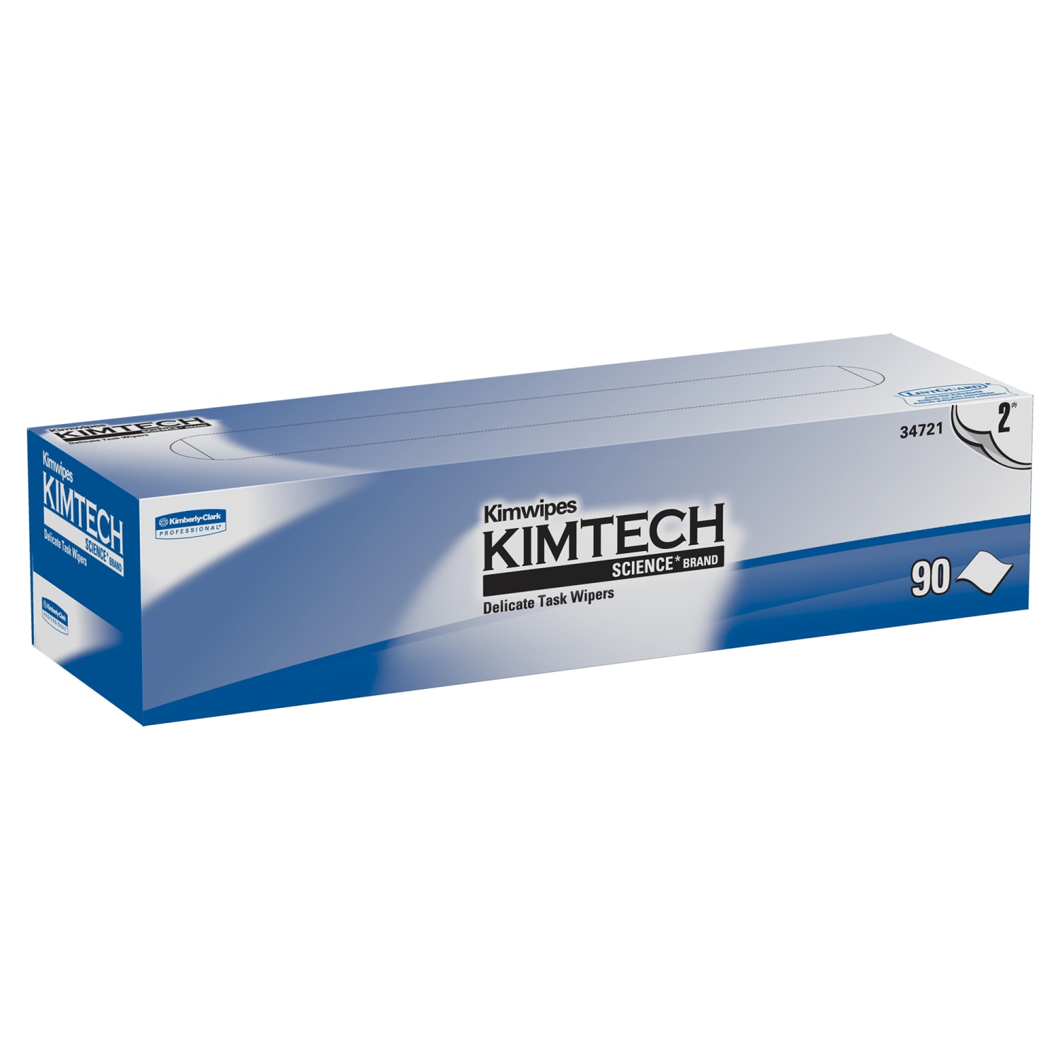 Kimtech Science Kimwipes Delicate Task Wipers - 2 Ply - 14.32in x 16.40in - White - Soft, Absorbent - 92 Per Box - 15 / Carton - Image 3