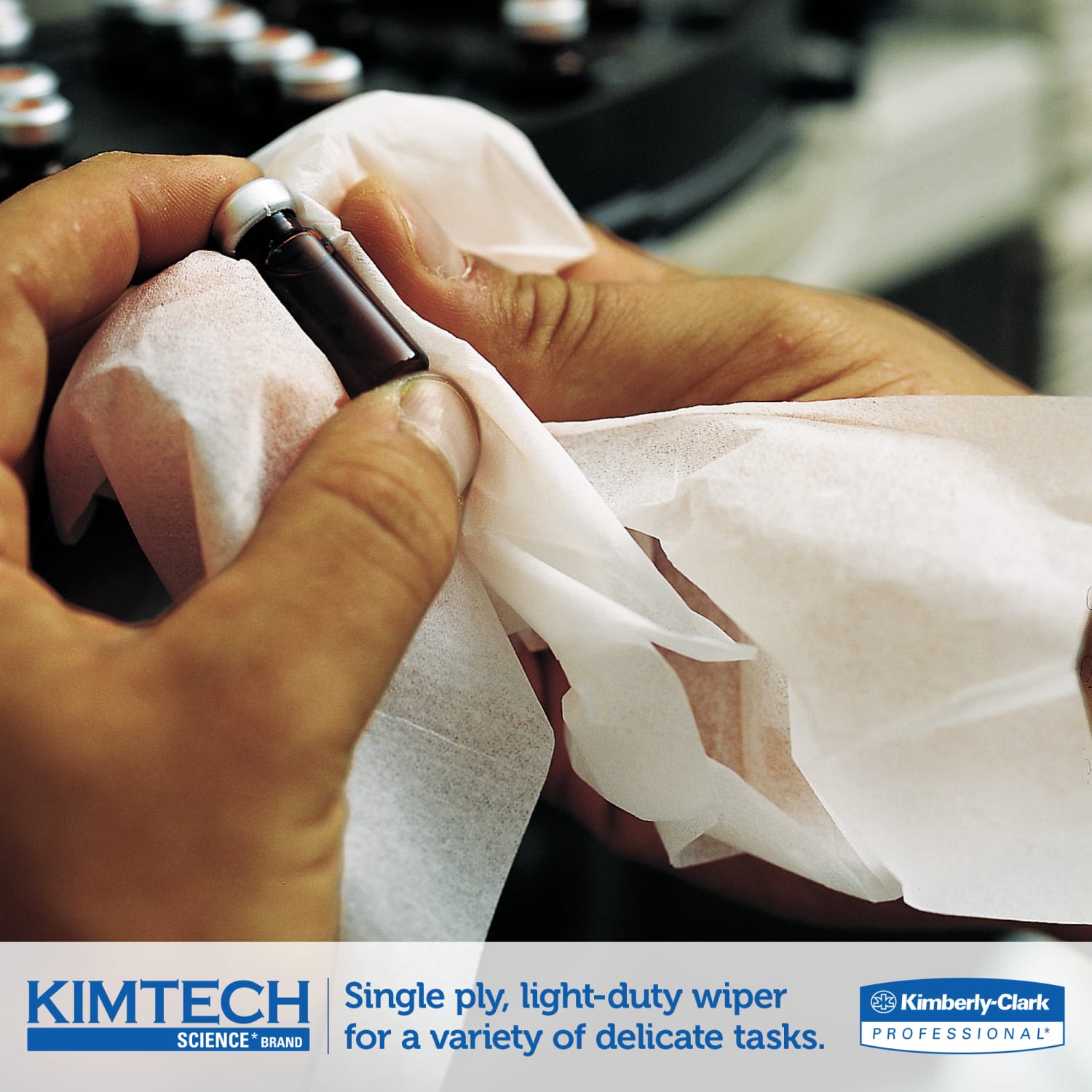 Kimtech Science Kimwipes Delicate Task Wipers - 2 Ply - 14.32in x 16.40in - White - Soft, Absorbent - 92 Per Box - 15 / Carton - Image 5