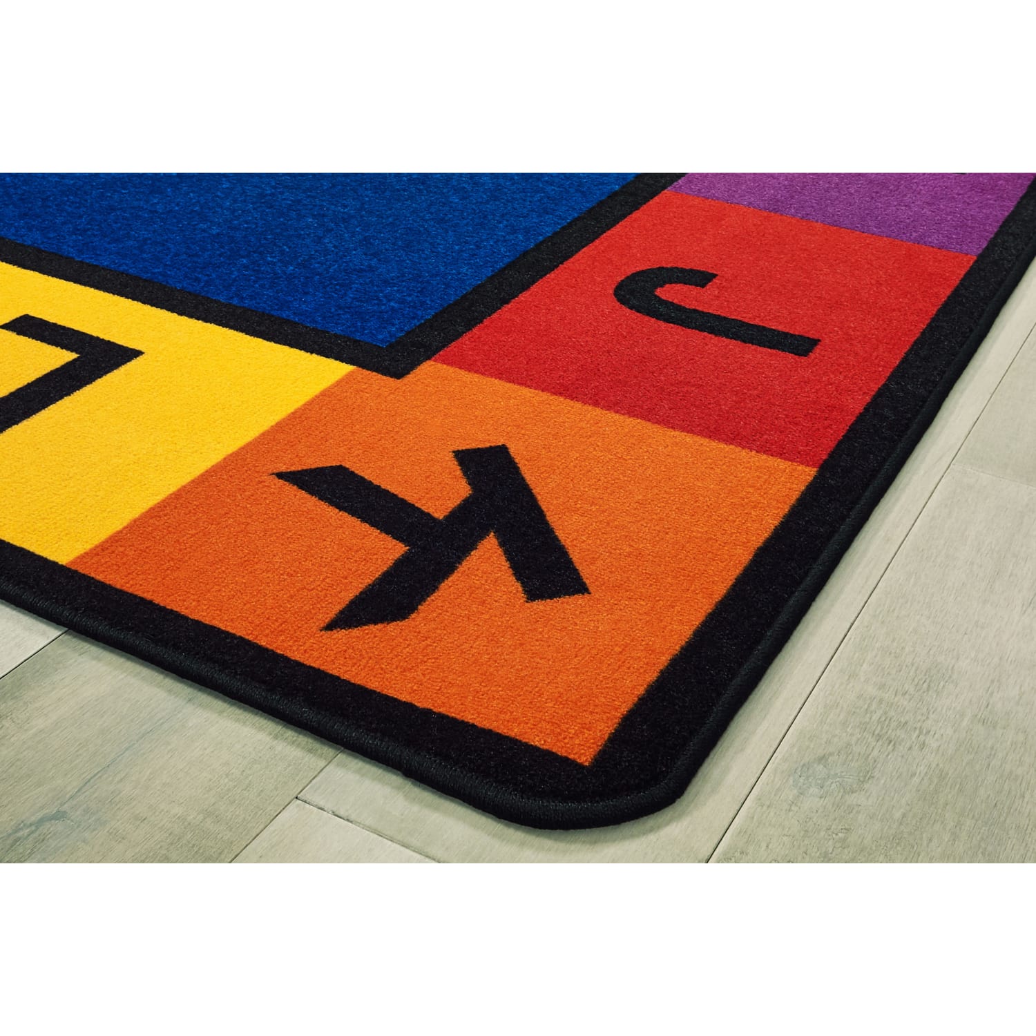 Carpets For Kids Premium Collection Sunny Day Learn & Play Classroom Rug, 8ft4in x 11ft8in, Multicolor - Image 3