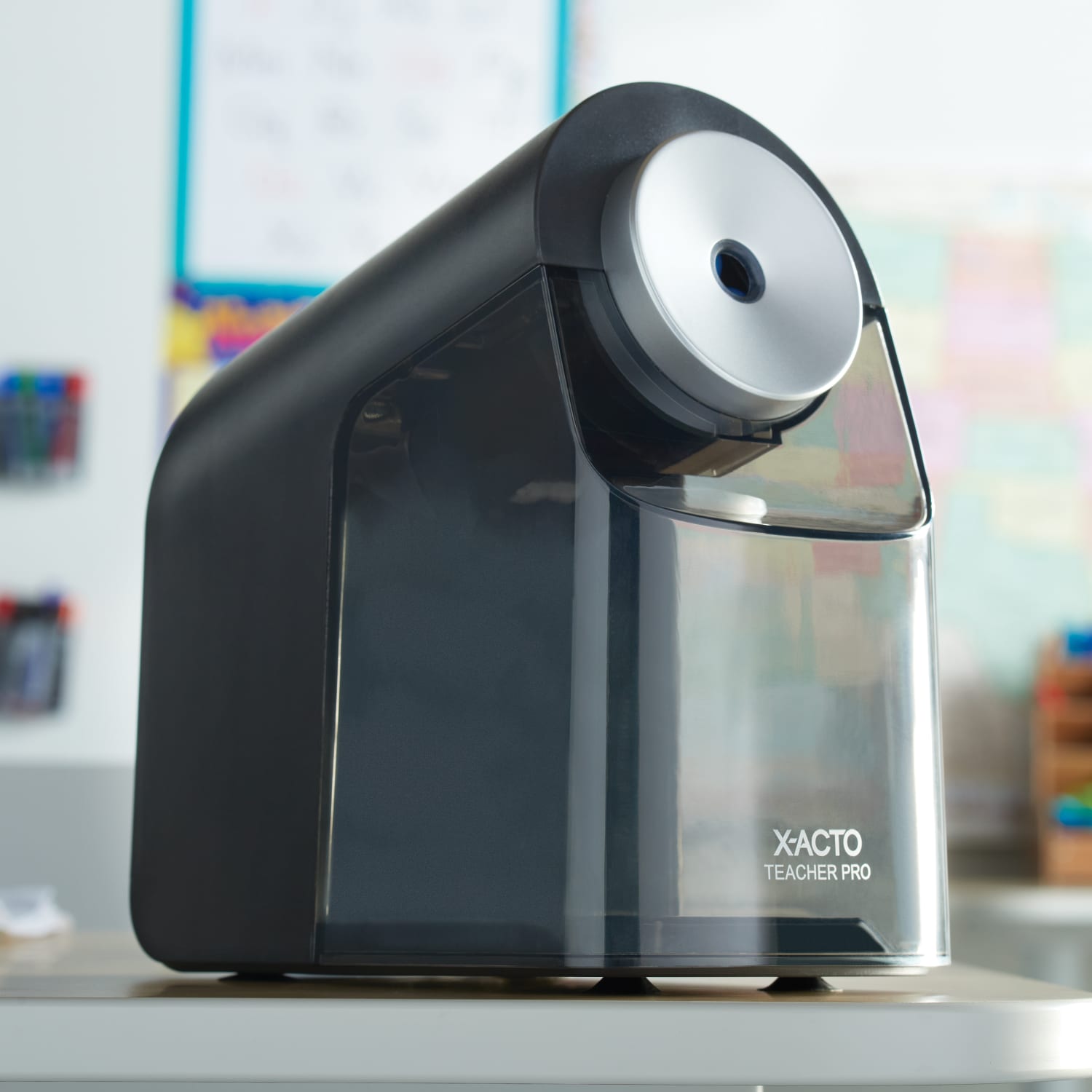 X-ACTO TeacherPro Classroom Electric Pencil Sharpener, Blue - Image 6