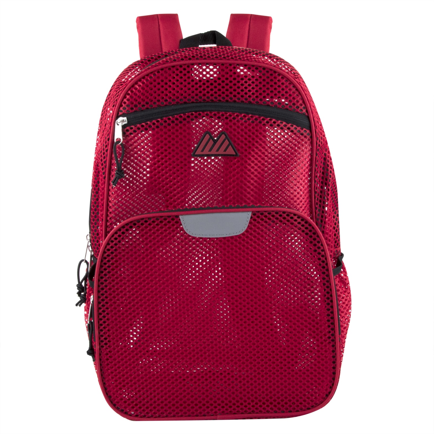 Summit Ridge Mesh Backpack, Red - Image 5