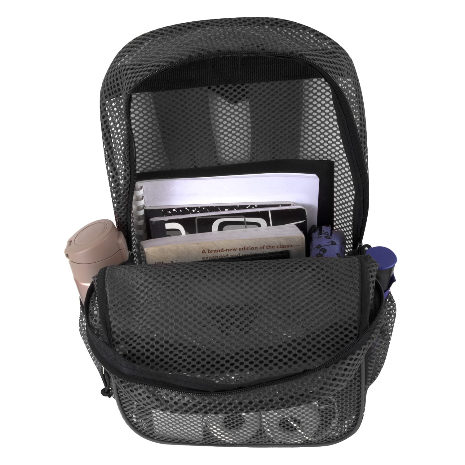 Summit Ridge Mesh Backpack, Gray - Image 4