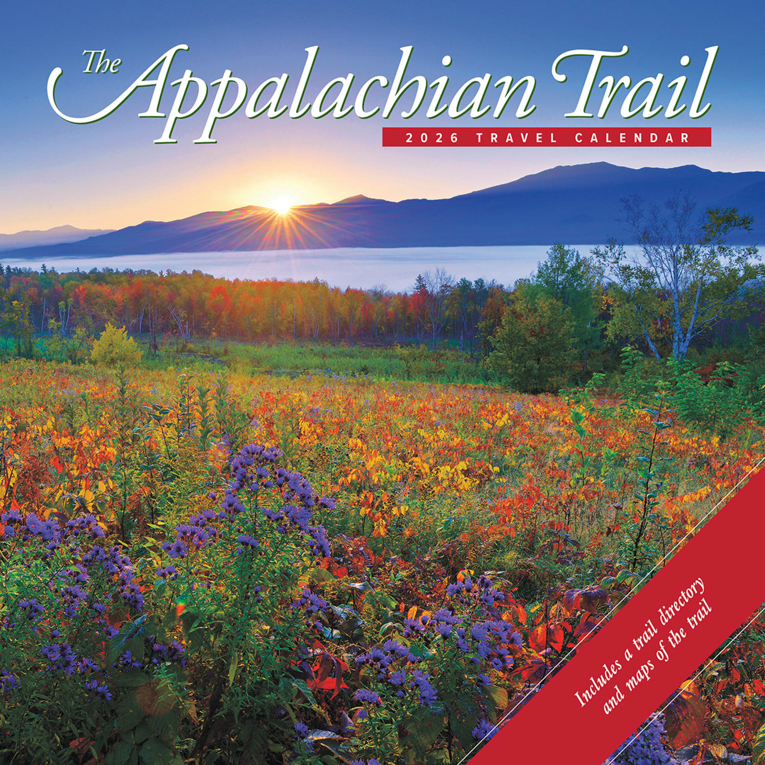 2026 Willow Creek Press Scenic Monthly Wall Calendar, 12in x 12in, Appalachian Trail, January To December, 49891 - Image 3