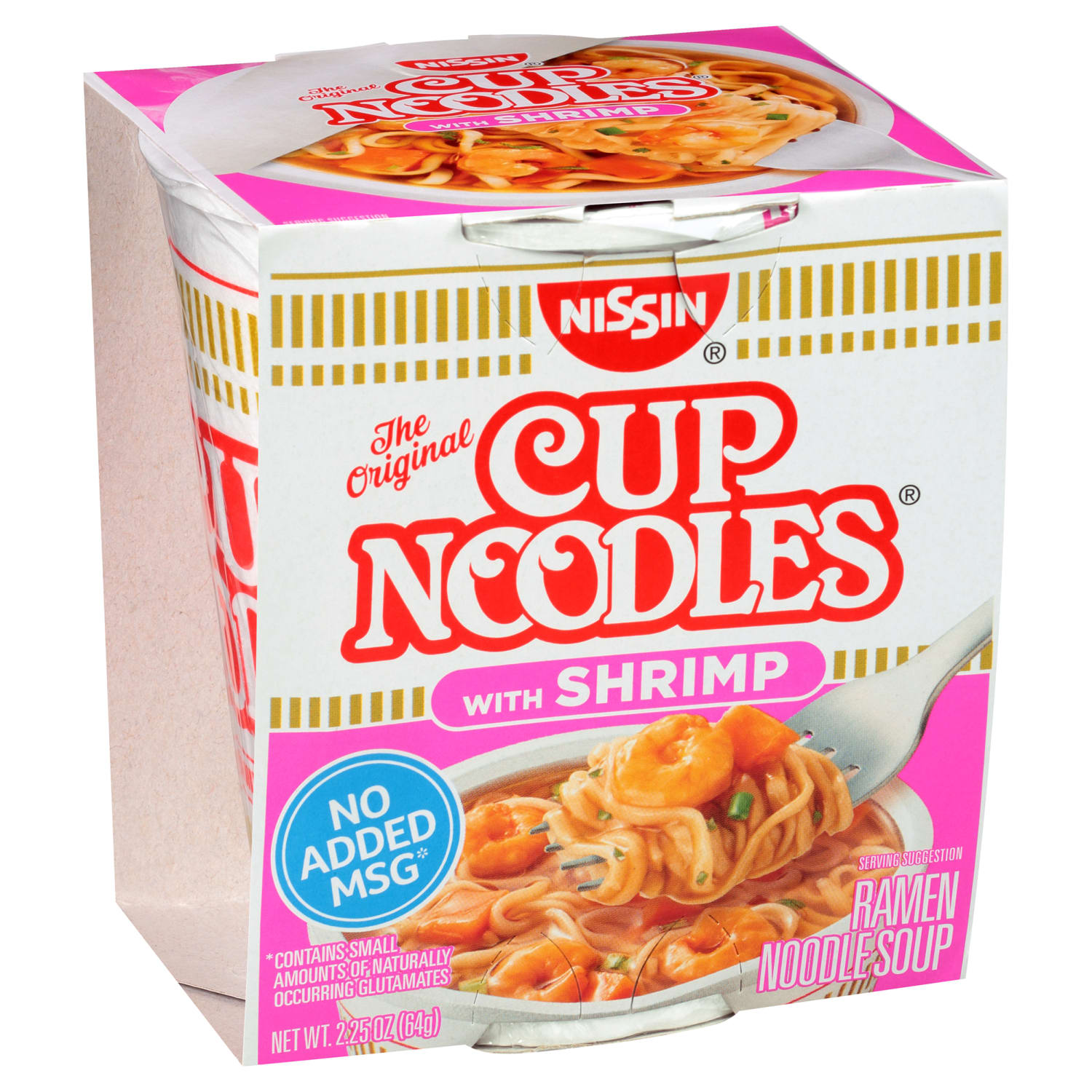 Nissin Cup Noodles With Shrimp, 2.25 Oz, Pack Of 24 Cups - Image 3