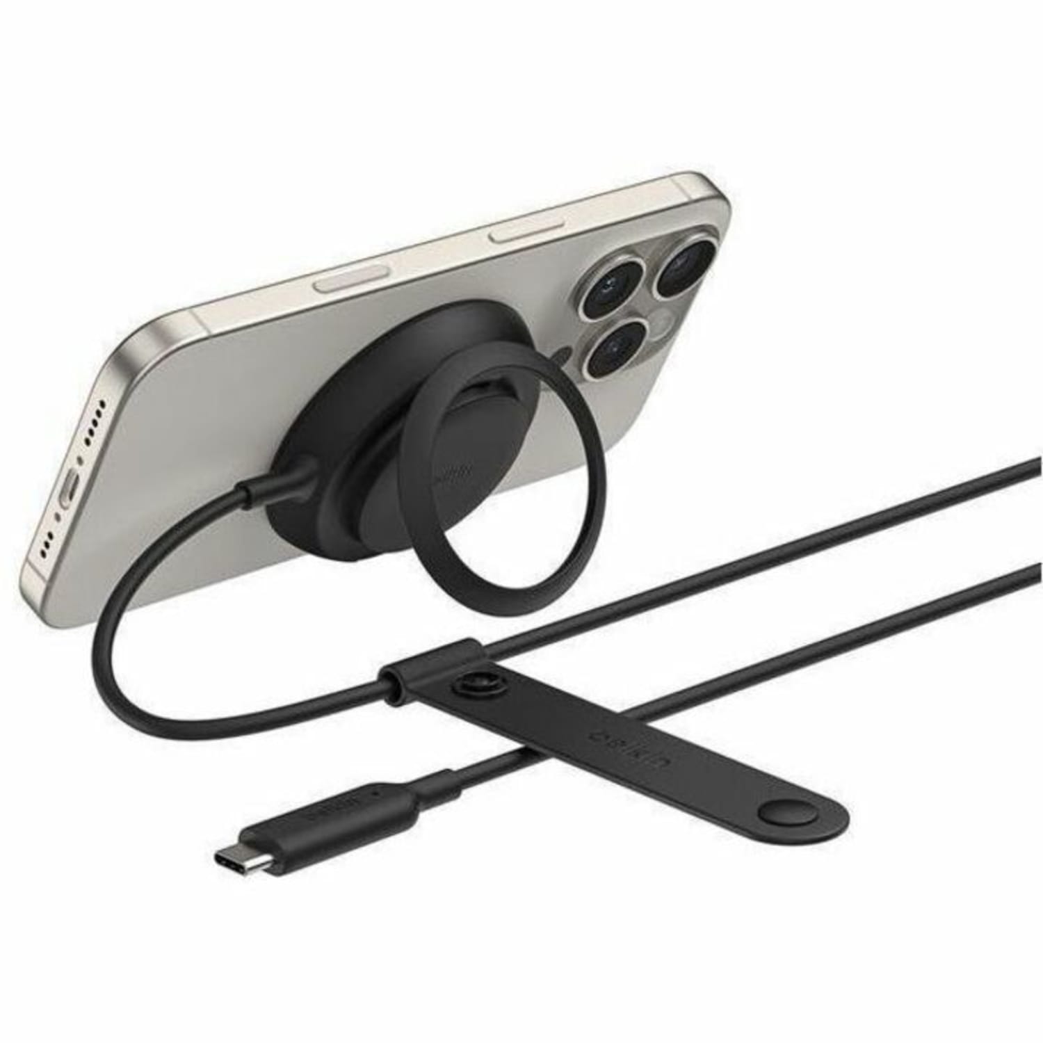 Belkin UltraCharge Magnetic Charger with Qi2 25W, WIA014TTBK - Image 3