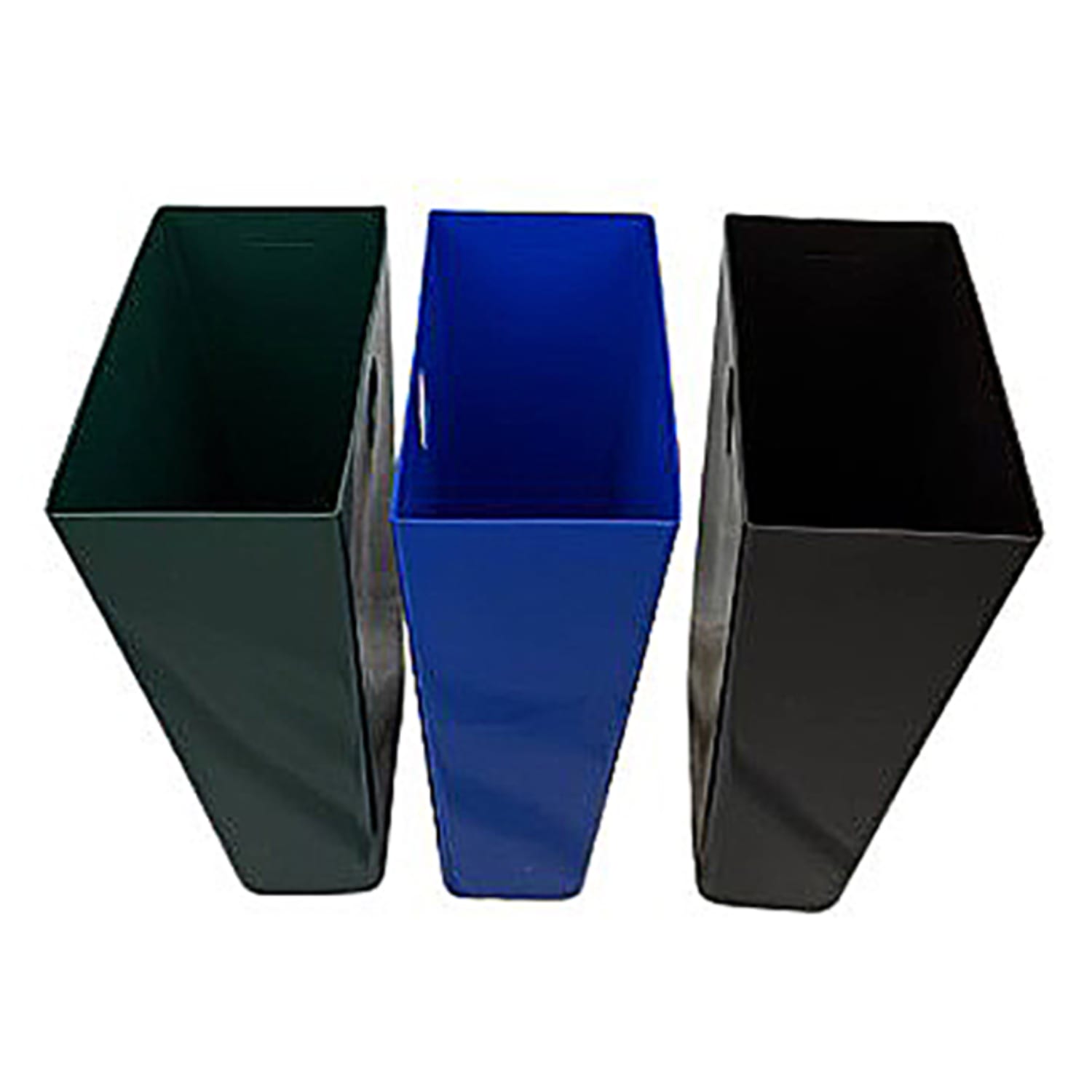Hospitality Source Replacement Triple Liner Sets, 22-Quart, Green/Black/Blue, Case Of 6 Sets - Image 3