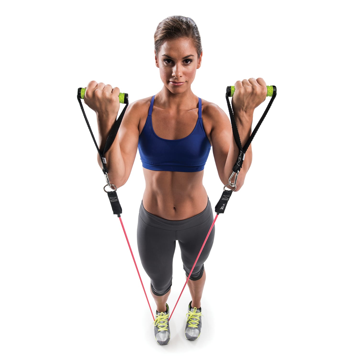 GoFit Ultimate ProGym Resistance Bands Kit With Training DVD, Multicolor - Image 4