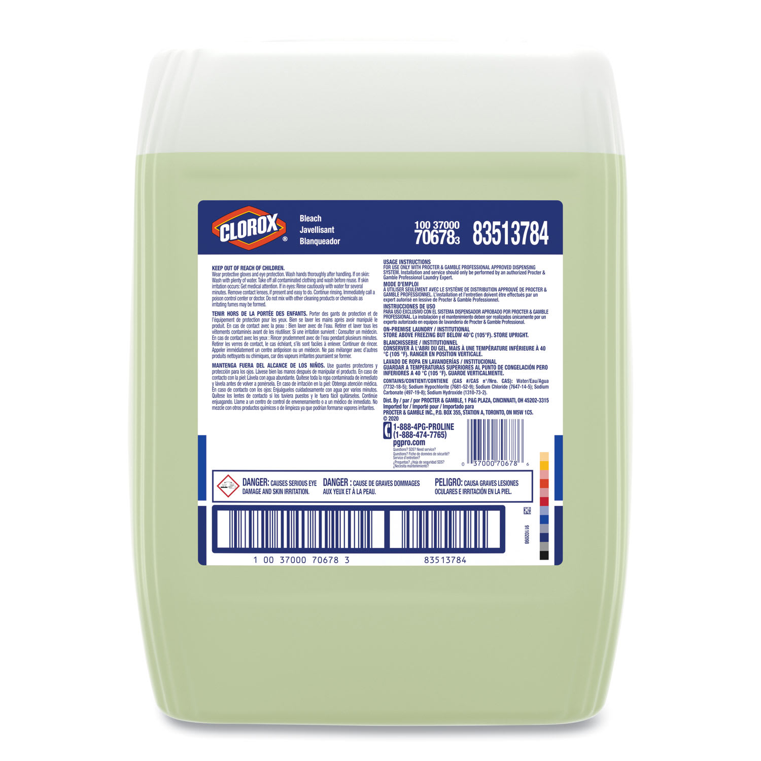 P&G Pro Line Clorox Bleach Laundry Additive - Image 3
