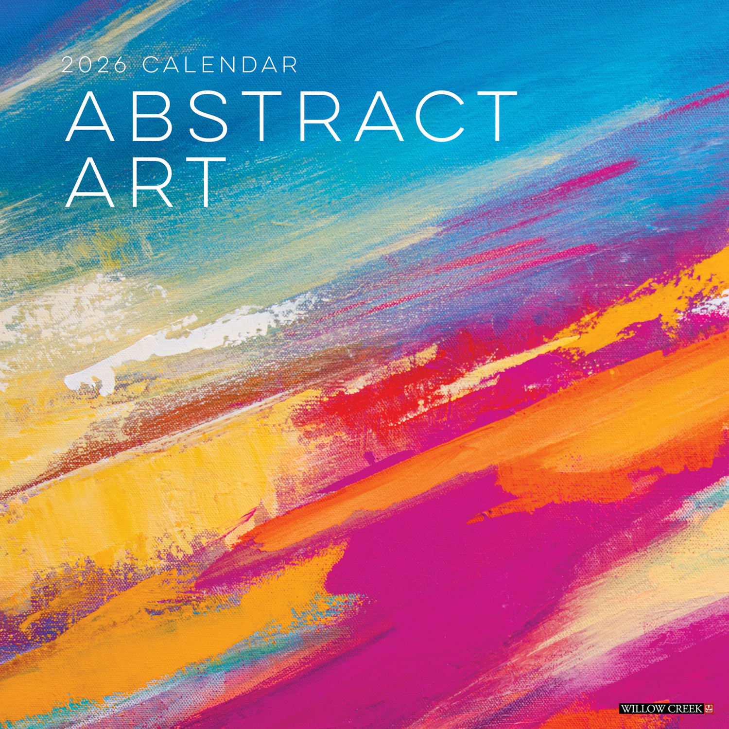 2026 Willow Creek Press Art & Design Monthly Wall Calendar, 12in x 12in, Abstract Art, January To December, 49778 - Image 3