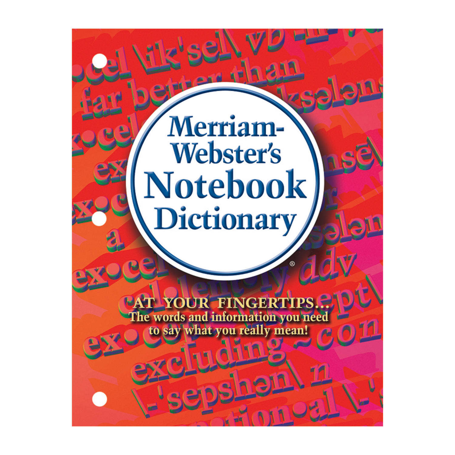 Merriam-Websters Notebook Dictionary, Pack Of 3