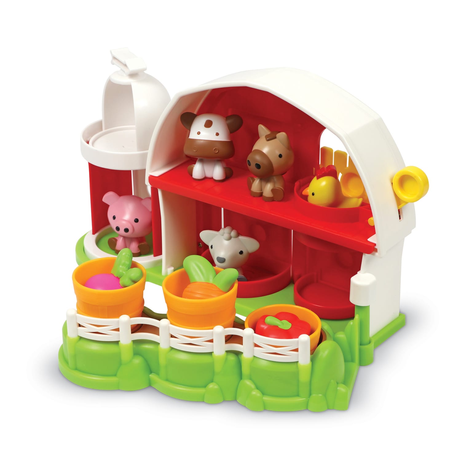 Learning Resources Peekaboo Learning Barn Play Set, 22.32inL x 4.47inW x 8.18inH, 12 Pieces - Image 5