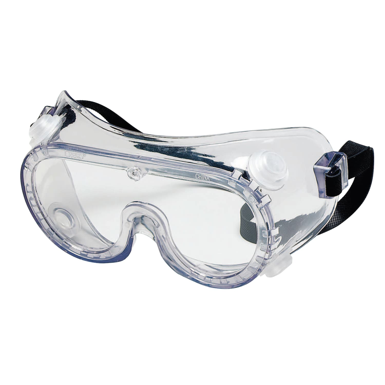 Crews Chemical Safety Goggles, Clear Lens