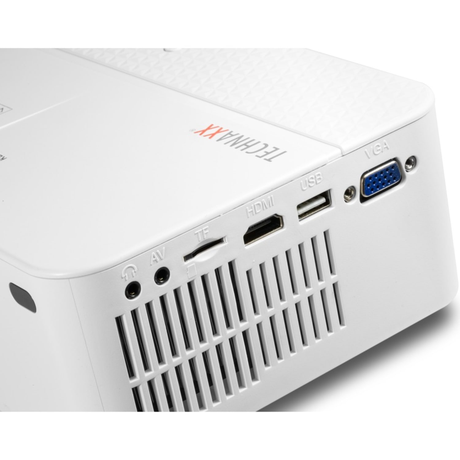 Technaxx Beamer TX-113 LCD Projector - 16:9 - White - 800 x 480 - Front - 480p - 40000 Hour Normal Mode - VGA - 2,000:1 - 1800 lm - HDMI - USB - Image 5