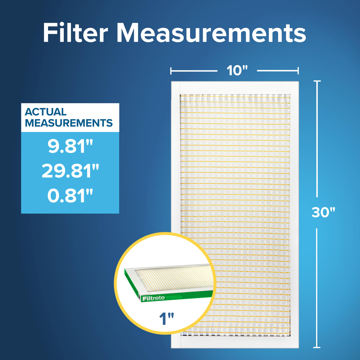 Filtrete 10 x 30 x 1 Air Filter, 6 HVAC Filters, MPR 700, MERV 8, Easy on Airflow, Dust, Pollen & Pet Dander, 3 Month AC and Furnace Filters - Image 3