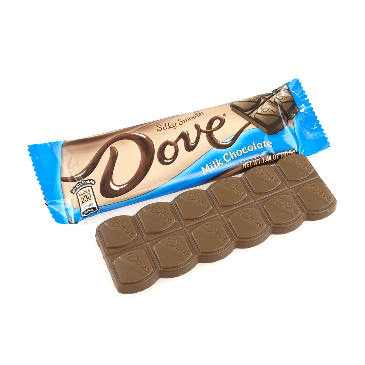 Dove Milk Chocolate Bars, 1.44 Oz, Box Of 18 Bars - Image 3
